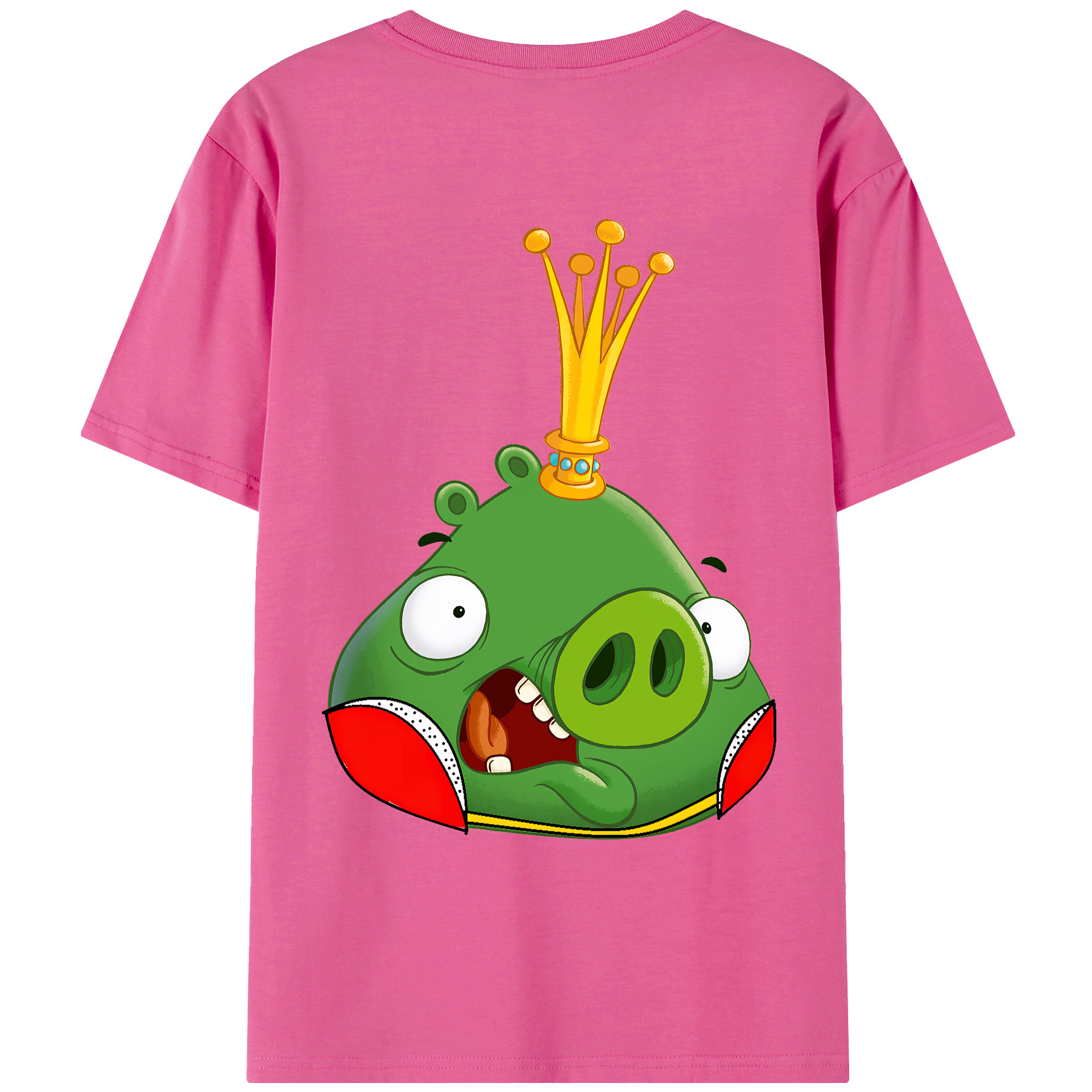 （画像用） Angry Birds アングリーバード レディース半袖Tシャツ(バックプリント)