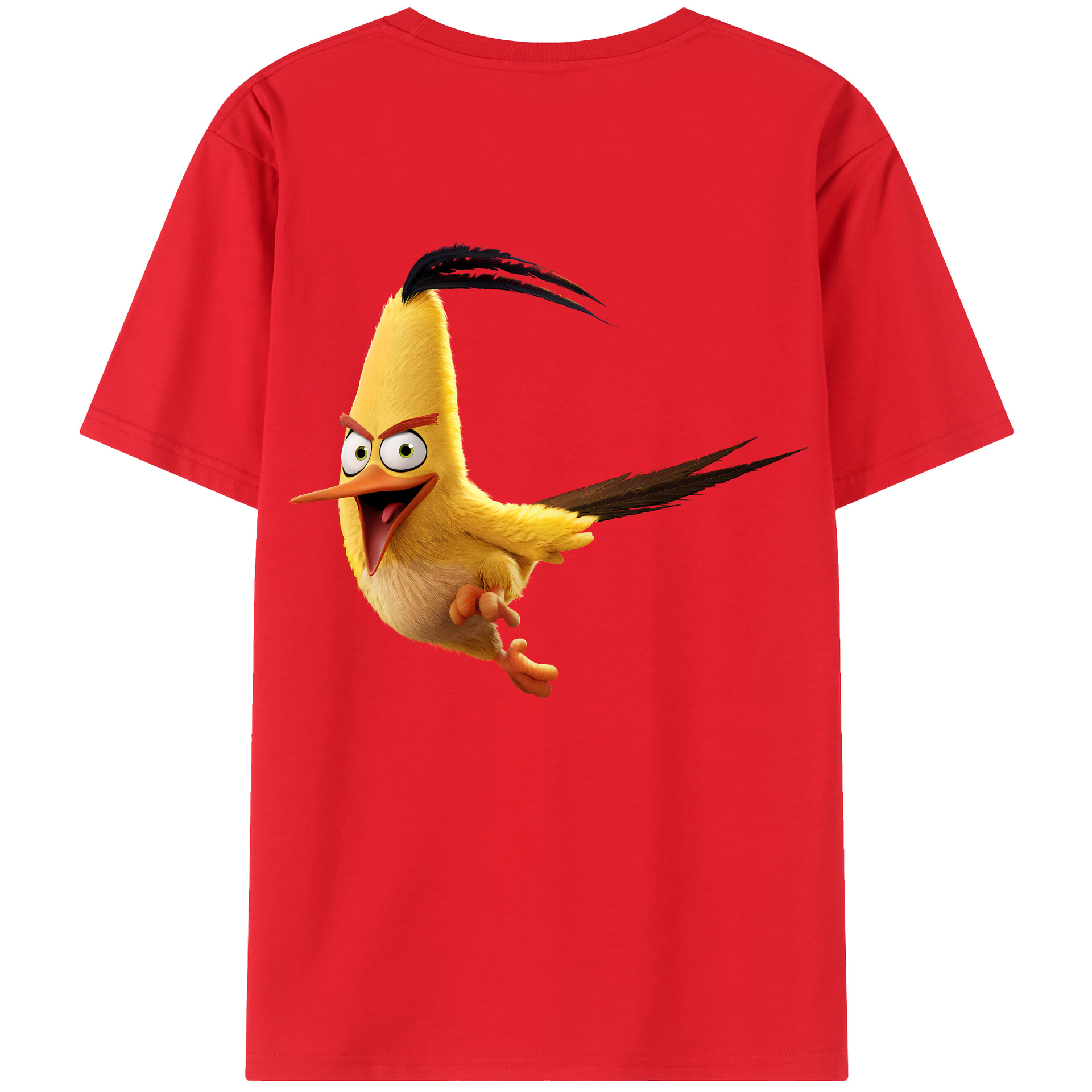 （画像用） Angry Birds アングリーバード レディース半袖Tシャツ(バックプリント)