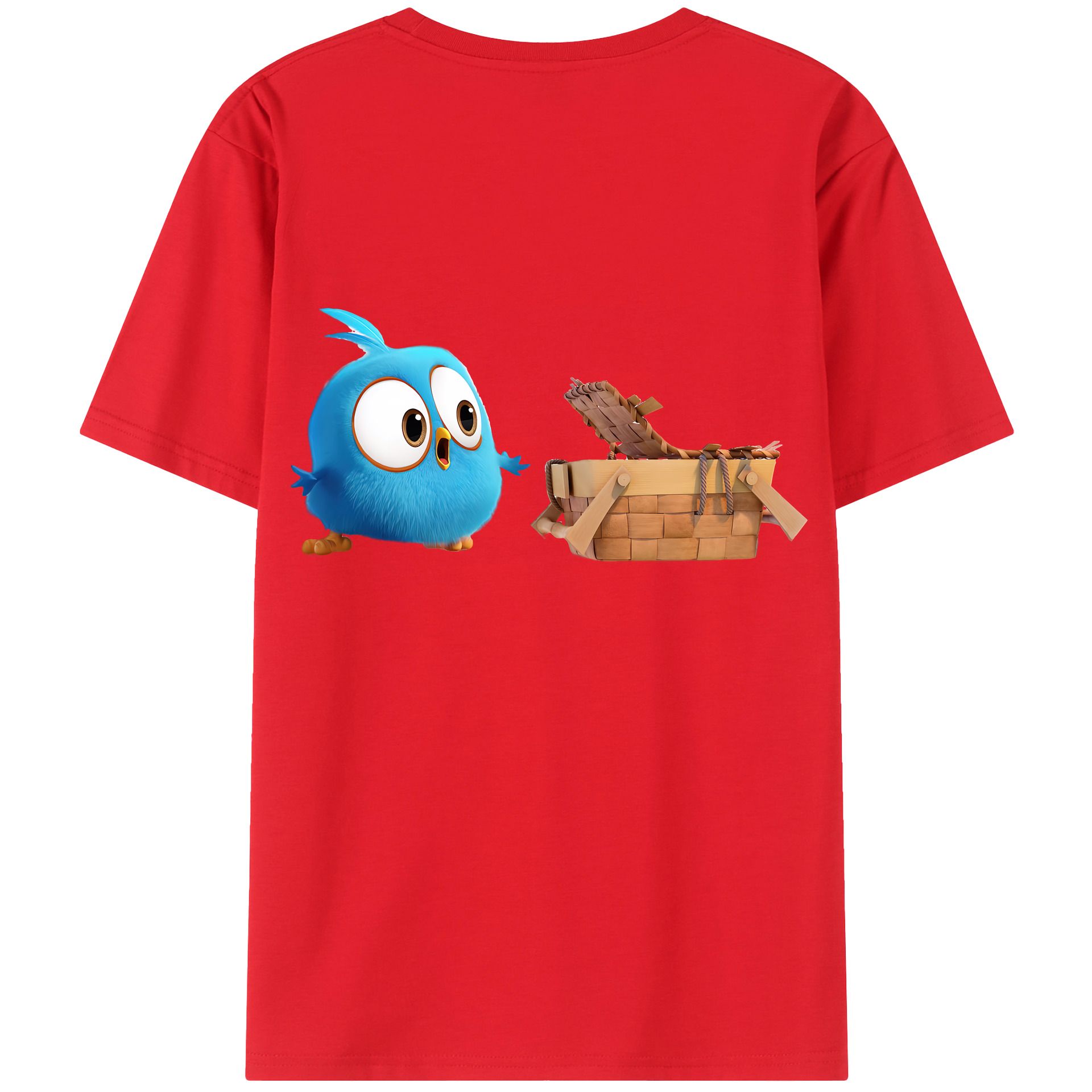（画像用） Angry Birds アングリーバード レディース半袖Tシャツ(バックプリント)