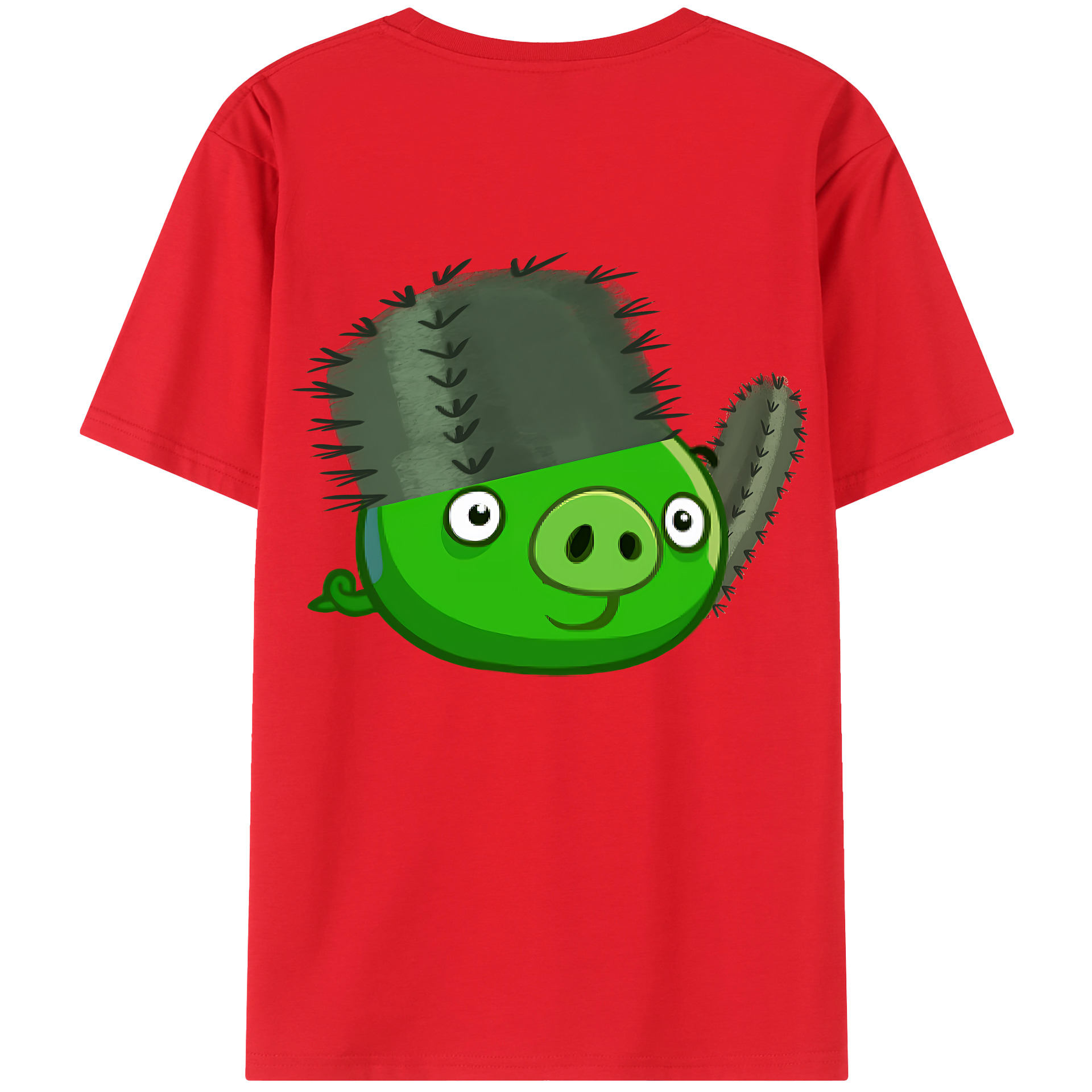 （画像用） Angry Birds アングリーバード レディース半袖Tシャツ(バックプリント)