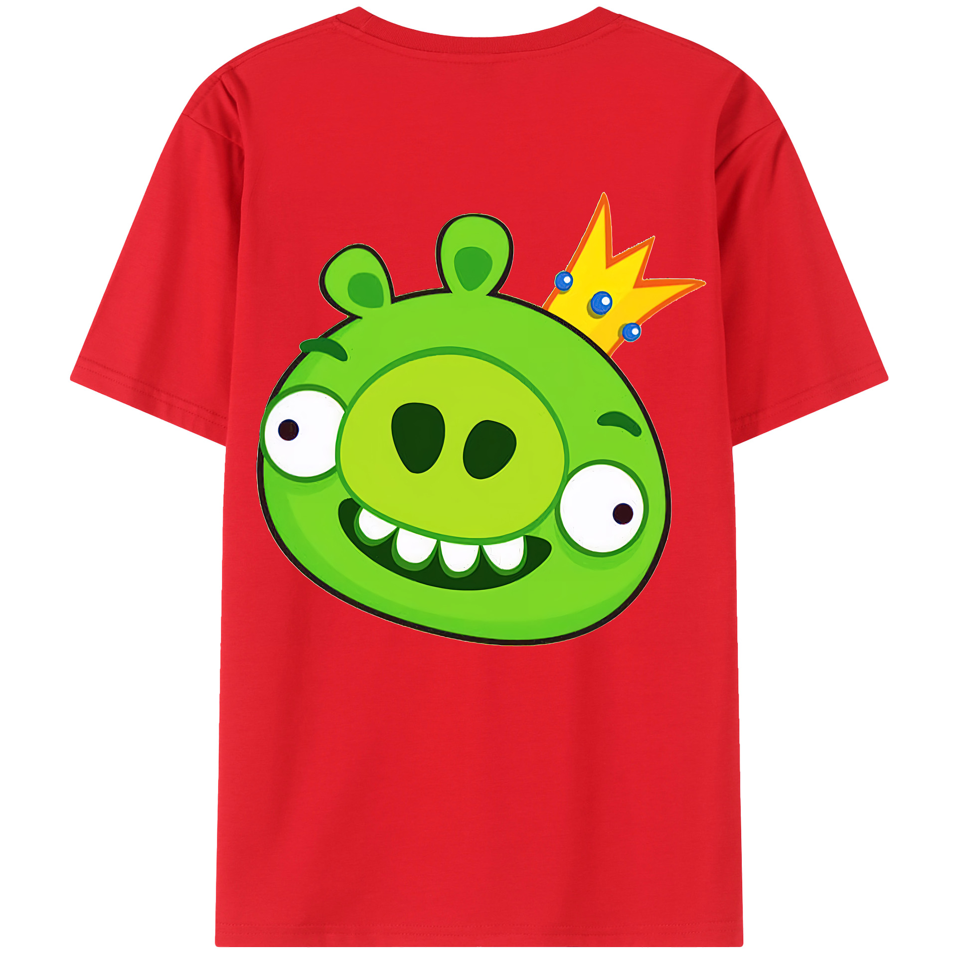（画像用） Angry Birds アングリーバード レディース半袖Tシャツ(バックプリント)