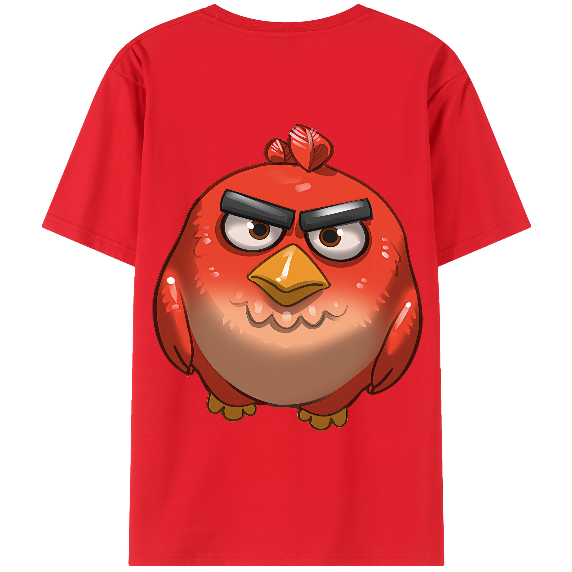 （画像用） Angry Birds アングリーバード レディース半袖Tシャツ(バックプリント)