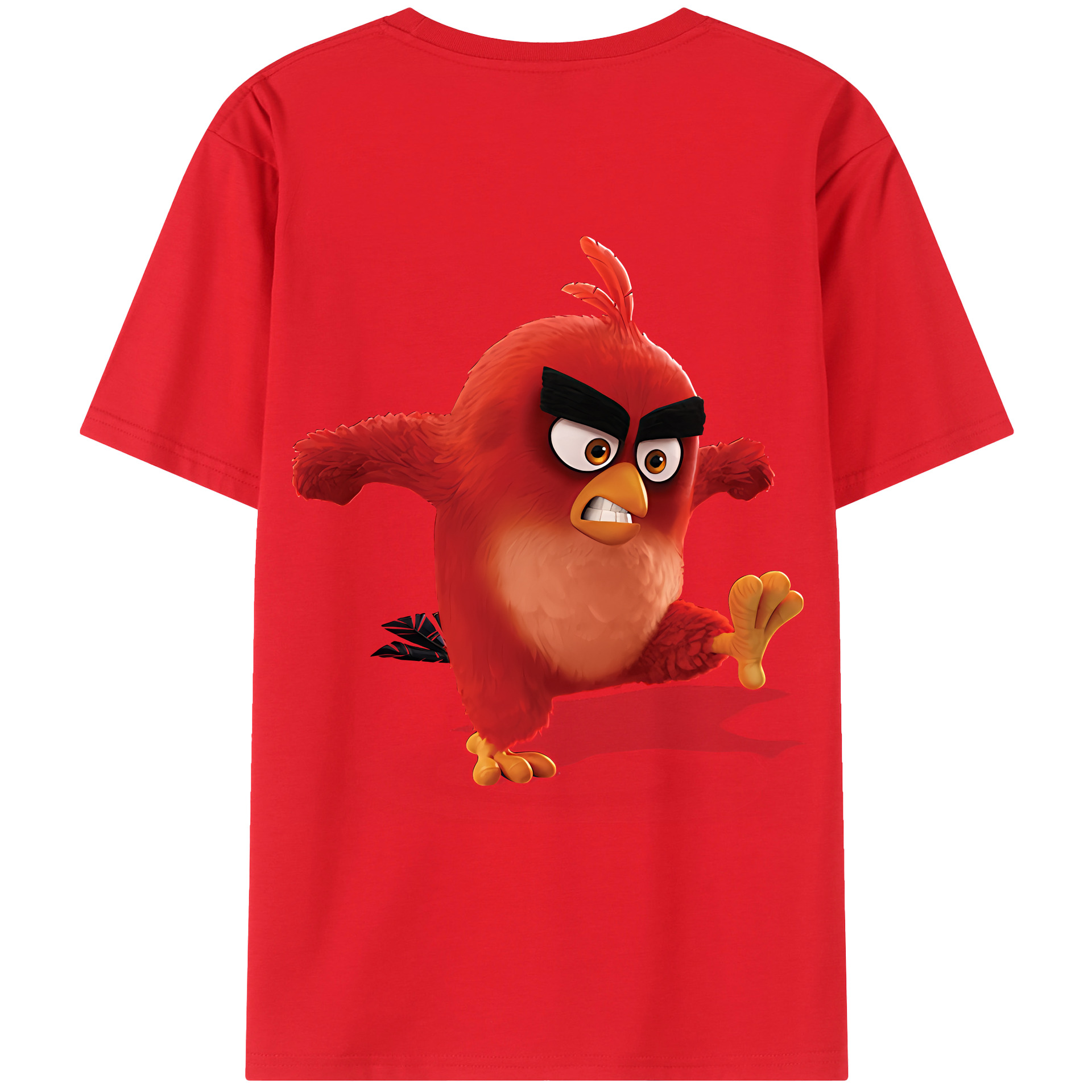 （画像用） Angry Birds アングリーバード レディース半袖Tシャツ(バックプリント)
