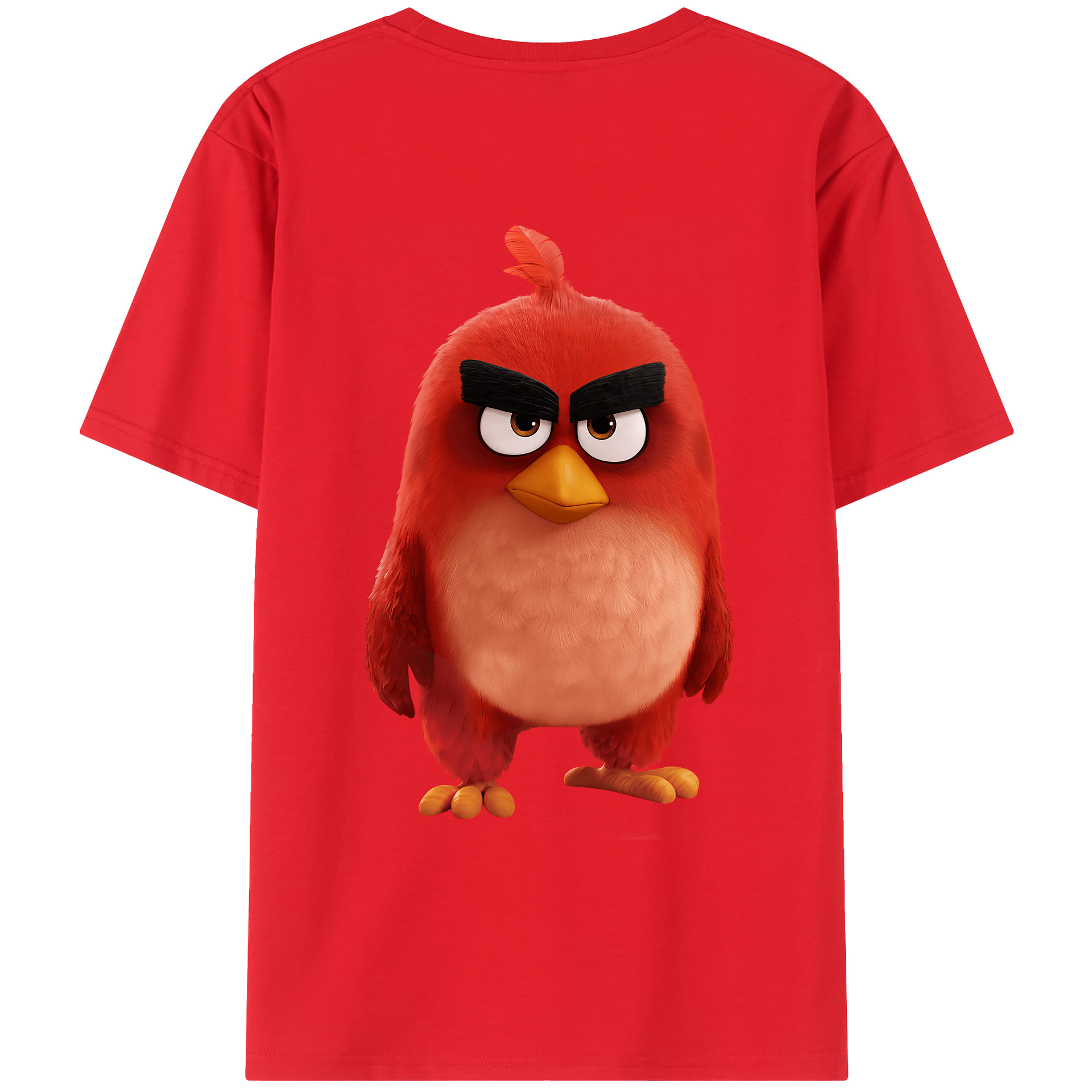 （画像用） Angry Birds アングリーバード レディース半袖Tシャツ(バックプリント)