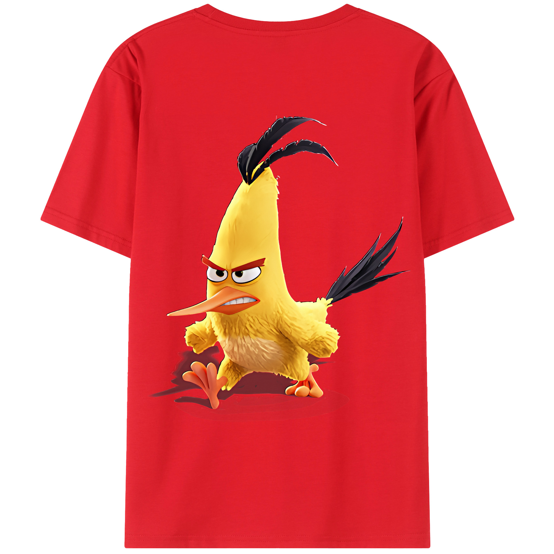 （画像用） Angry Birds アングリーバード レディース半袖Tシャツ(バックプリント)