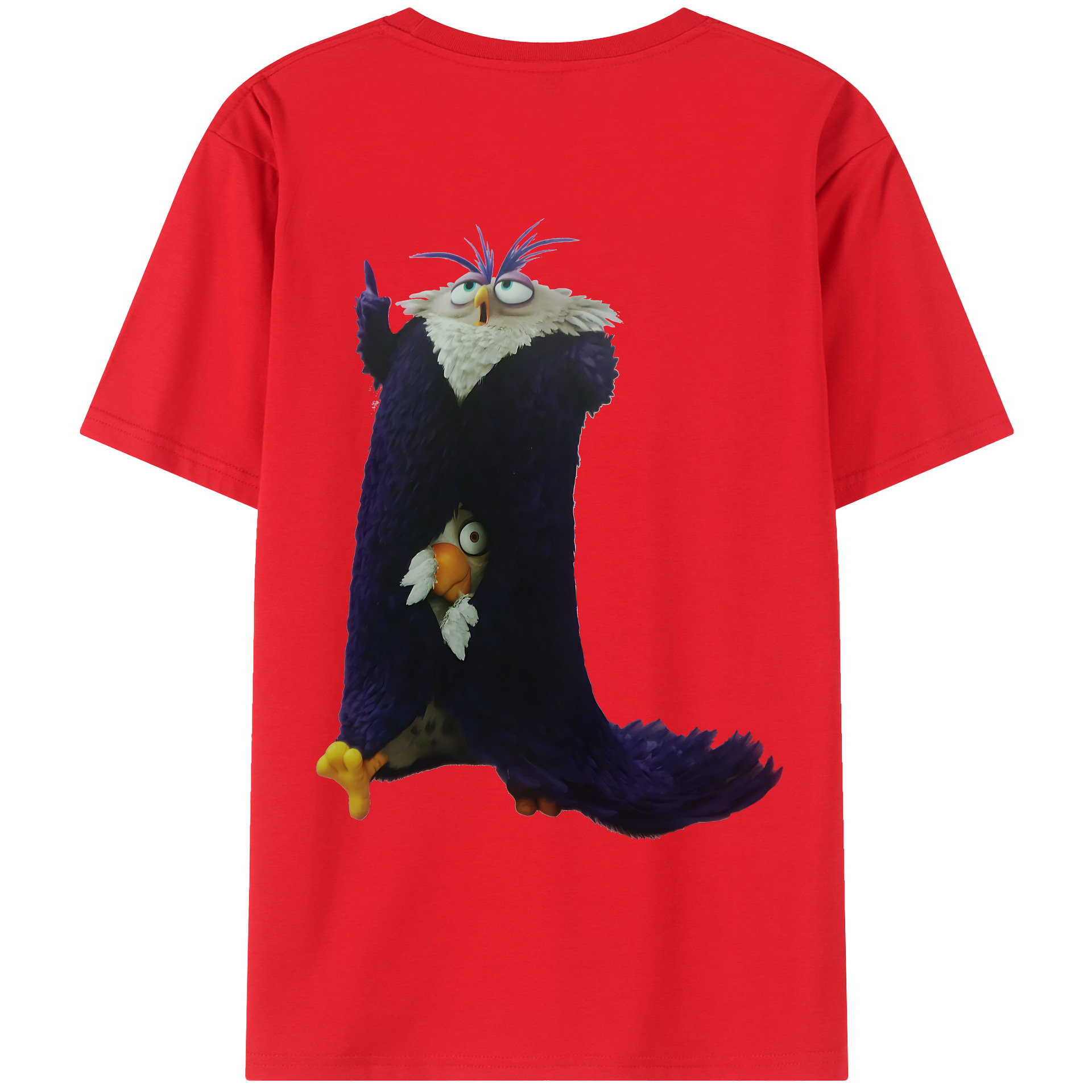 （画像用） Angry Birds アングリーバード レディース半袖Tシャツ(バックプリント)