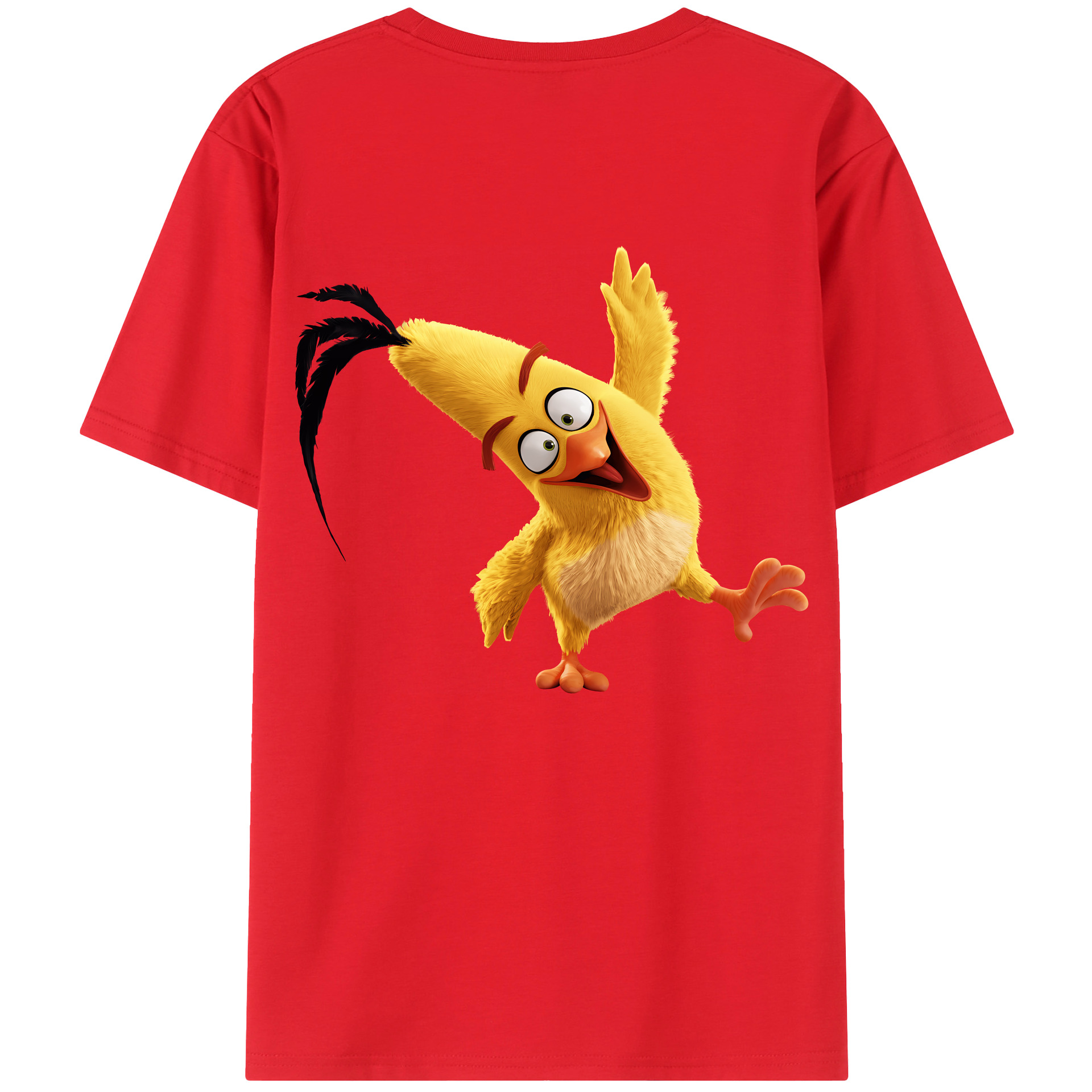 （画像用） Angry Birds アングリーバード レディース半袖Tシャツ(バックプリント)