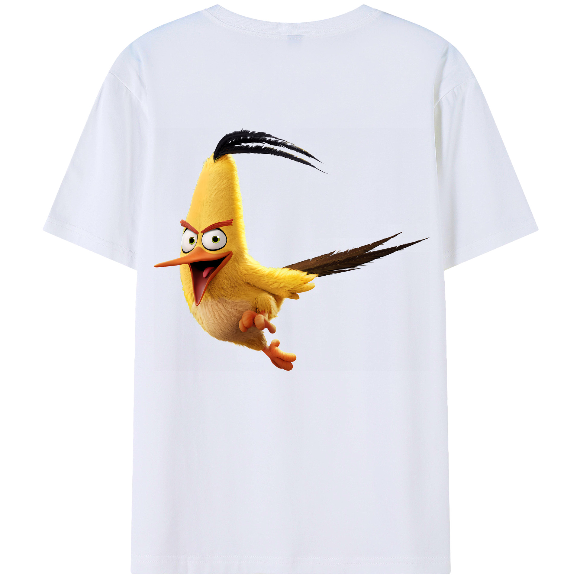 （画像用） Angry Birds アングリーバード レディース半袖Tシャツ(バックプリント)