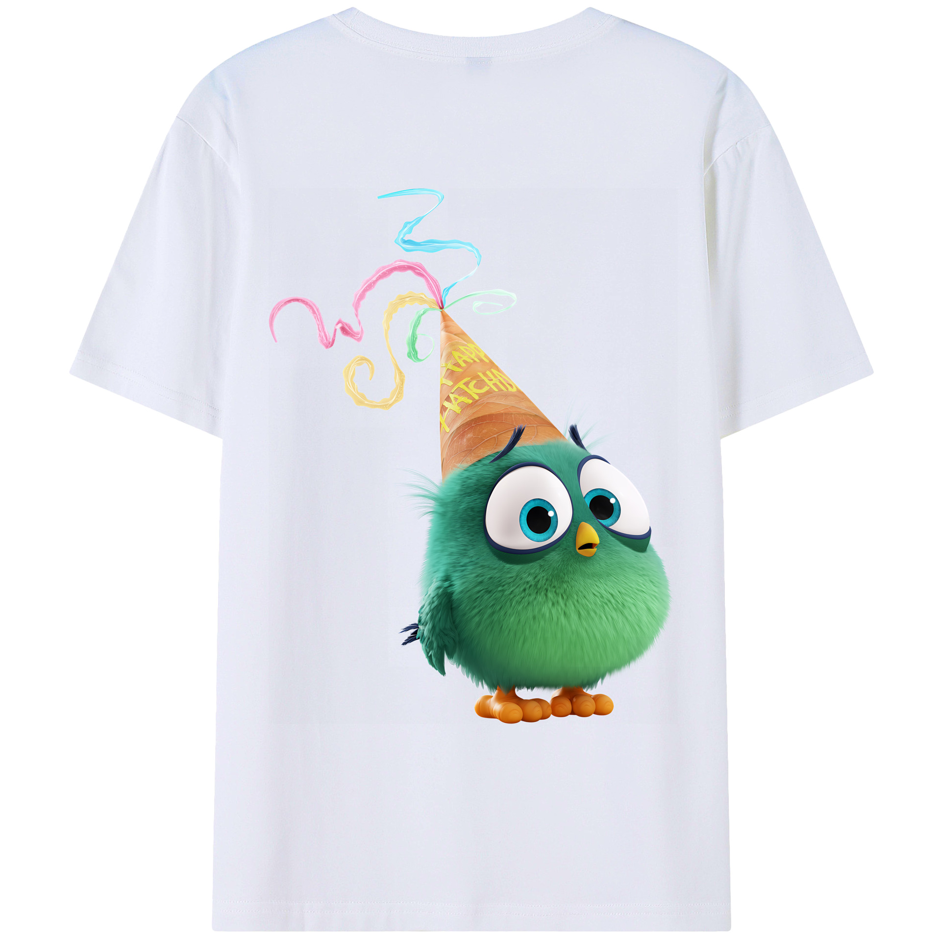 （画像用） Angry Birds アングリーバード レディース半袖Tシャツ(バックプリント)