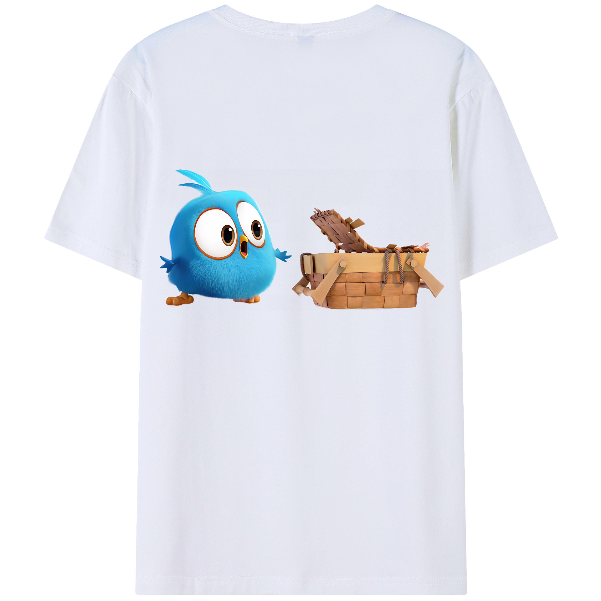 （画像用） Angry Birds アングリーバード レディース半袖Tシャツ(バックプリント)