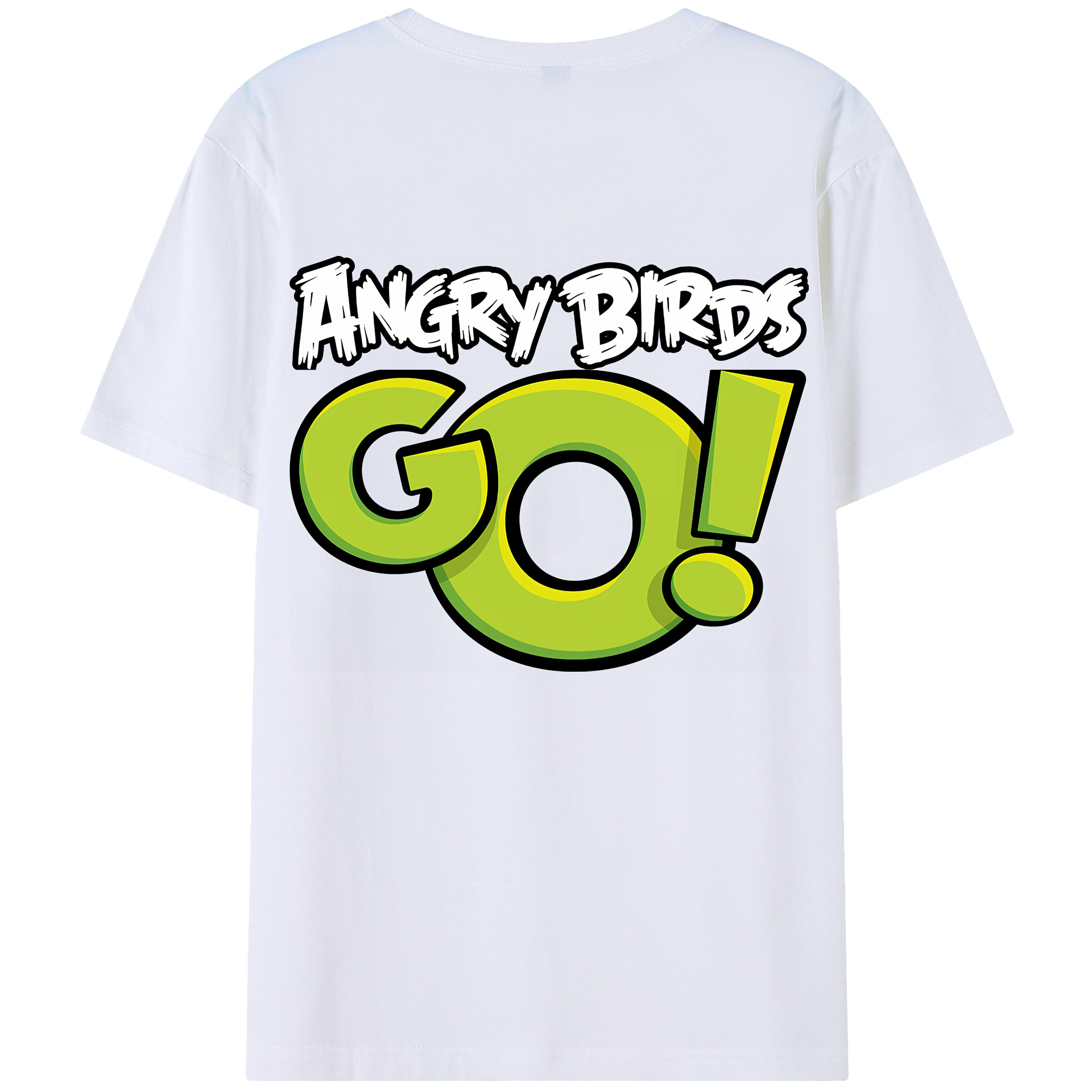 （画像用） Angry Birds アングリーバード レディース半袖Tシャツ(バックプリント)