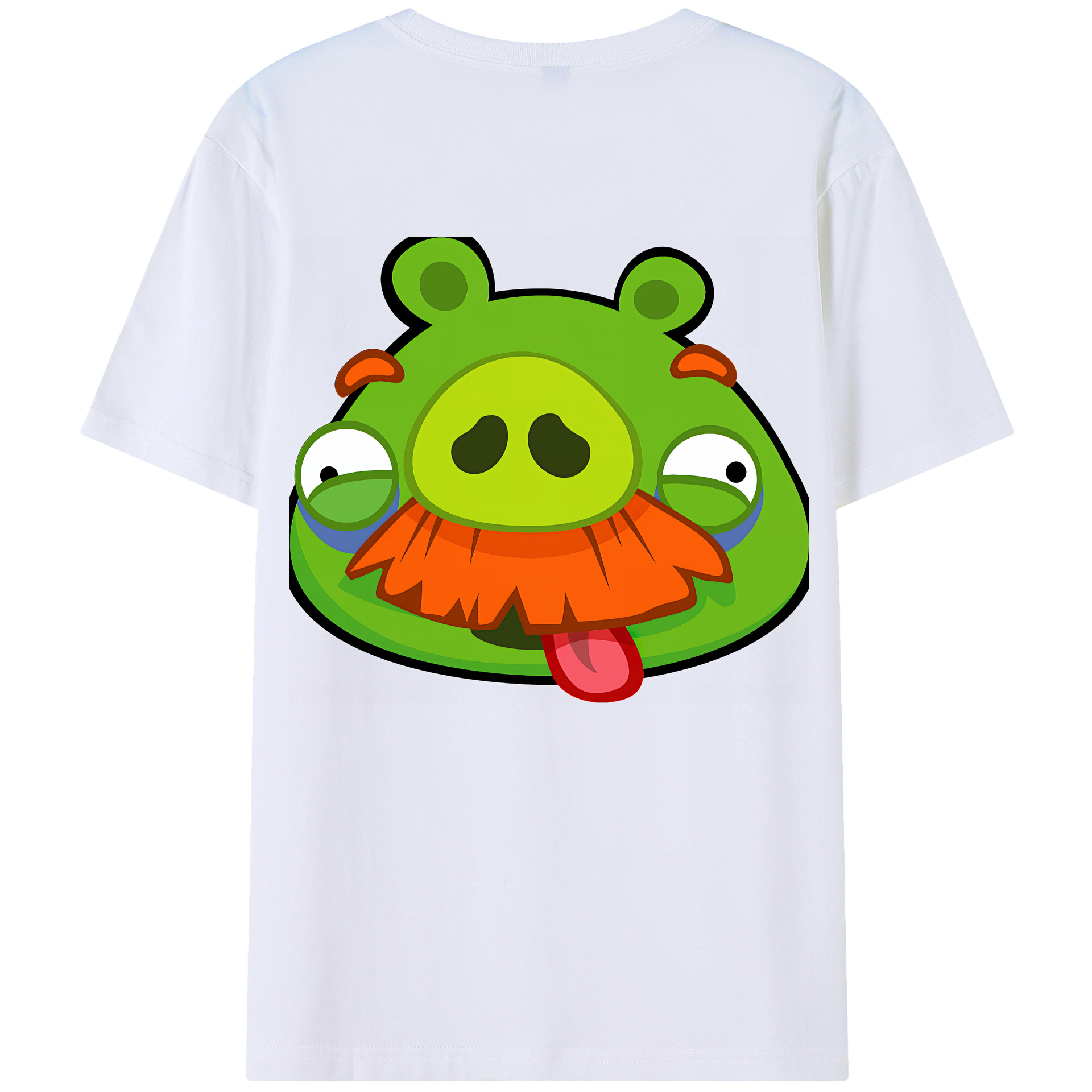（画像用） Angry Birds アングリーバード レディース半袖Tシャツ(バックプリント)