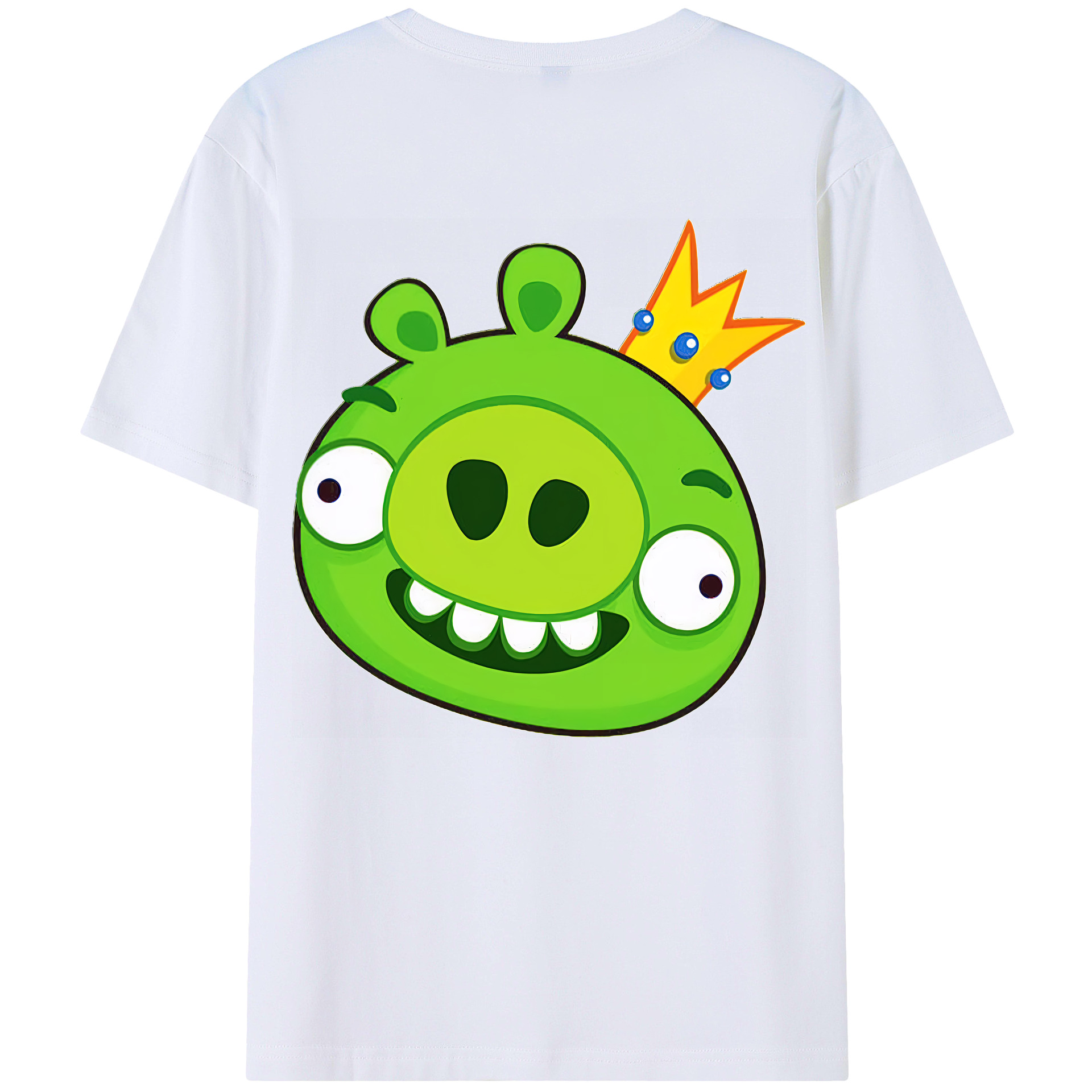 （画像用） Angry Birds アングリーバード レディース半袖Tシャツ(バックプリント)