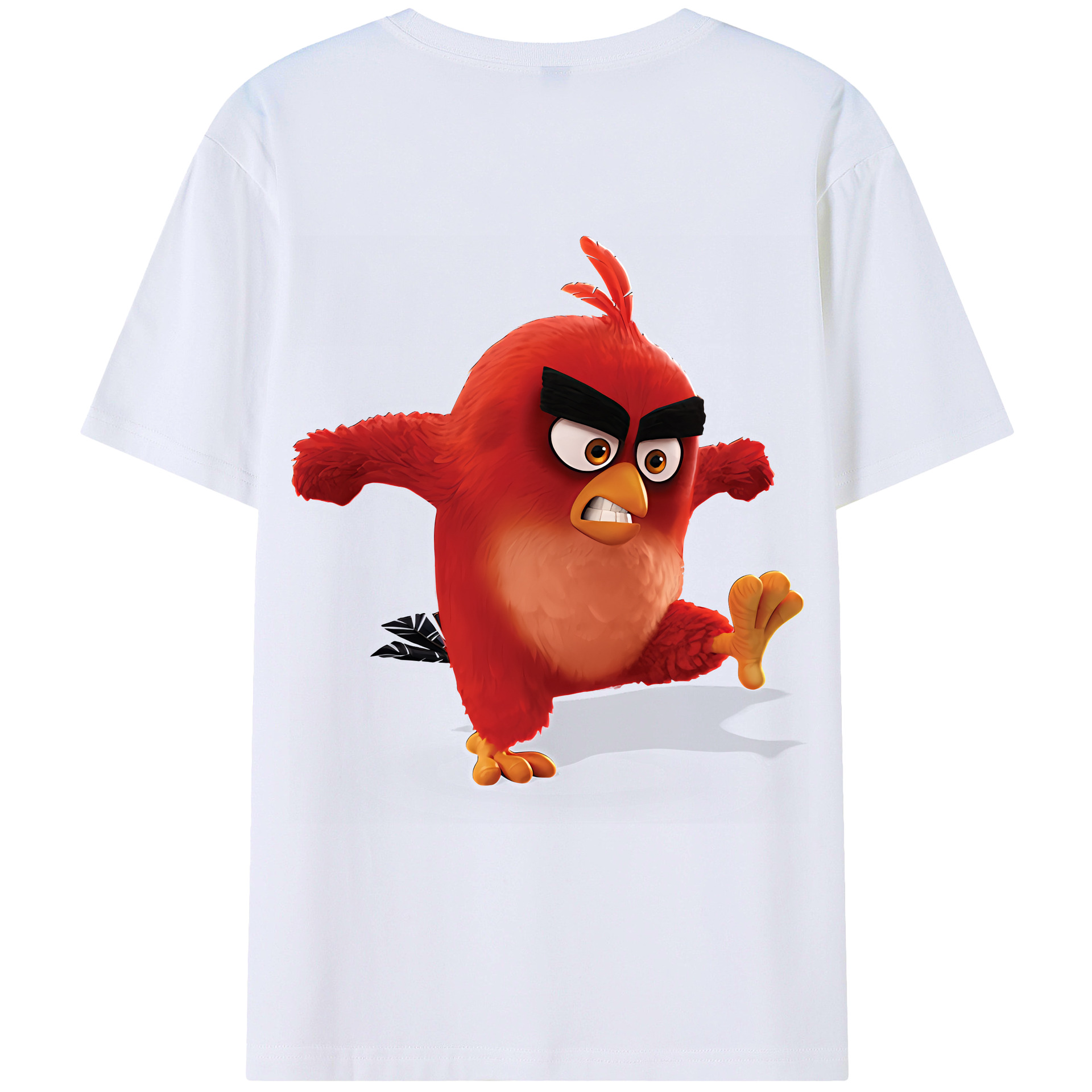 （画像用） Angry Birds アングリーバード レディース半袖Tシャツ(バックプリント)