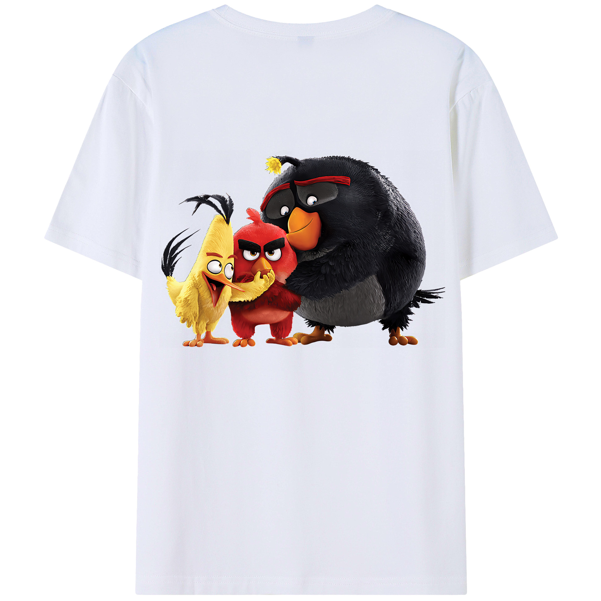 （画像用） Angry Birds アングリーバード レディース半袖Tシャツ(バックプリント)