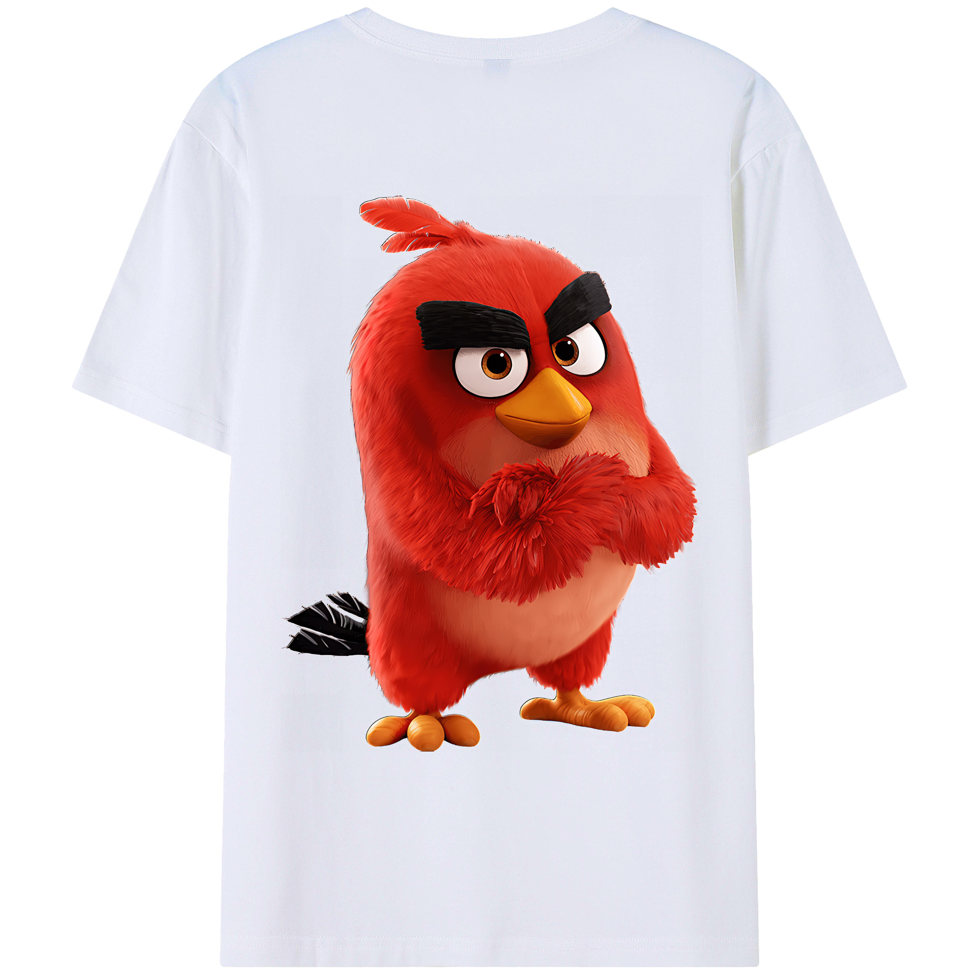 （画像用） Angry Birds アングリーバード レディース半袖Tシャツ(バックプリント)