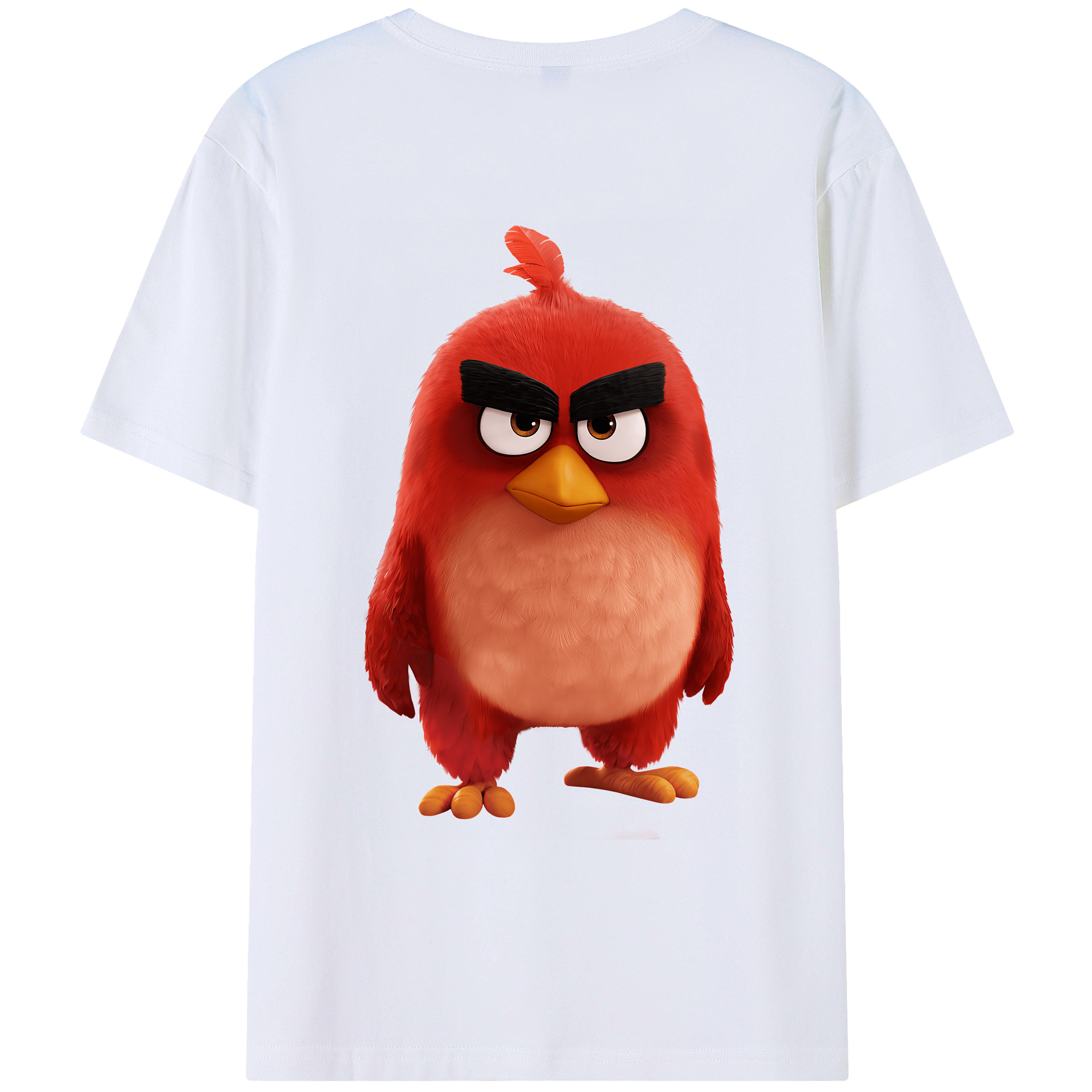 （画像用） Angry Birds アングリーバード レディース半袖Tシャツ(バックプリント)