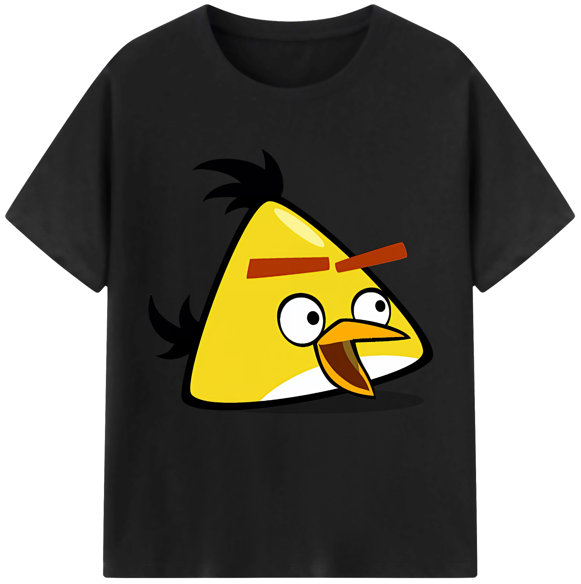 （画像用） Angry Birds アングリーバード レディースカジュアルプリントTシャツ（綿100％）