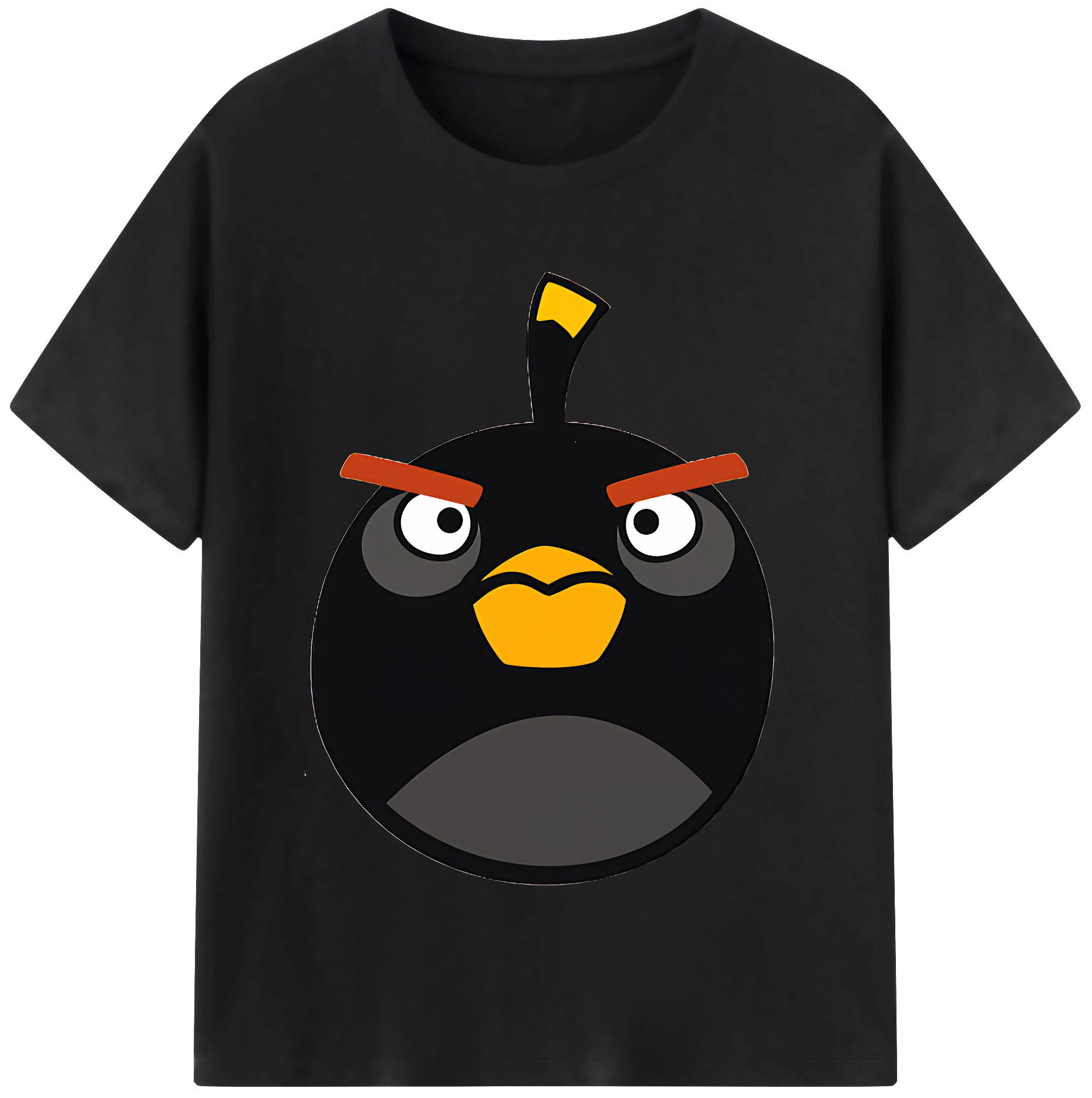 （画像用） Angry Birds アングリーバード レディースカジュアルプリントTシャツ（綿100％）
