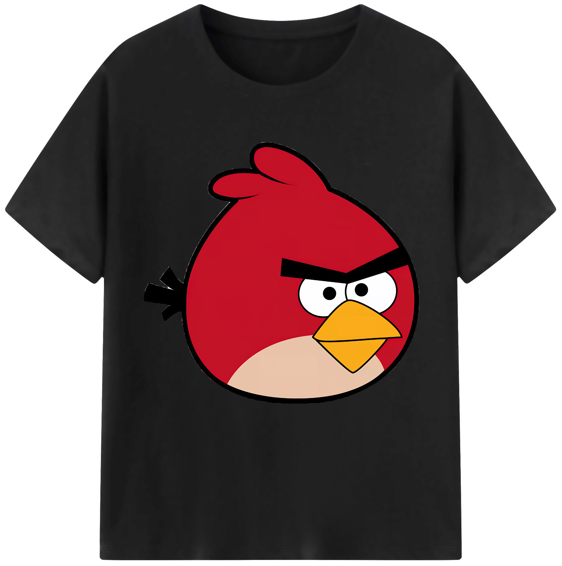 （画像用） Angry Birds アングリーバード レディースカジュアルプリントTシャツ（綿100％）