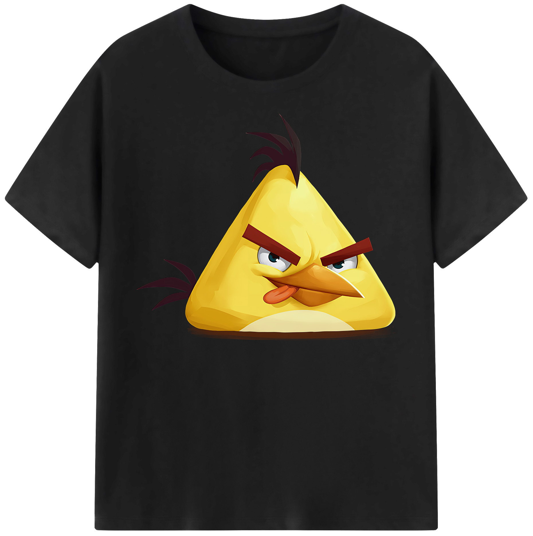 （画像用） Angry Birds アングリーバード レディースカジュアルプリントTシャツ（綿100％）