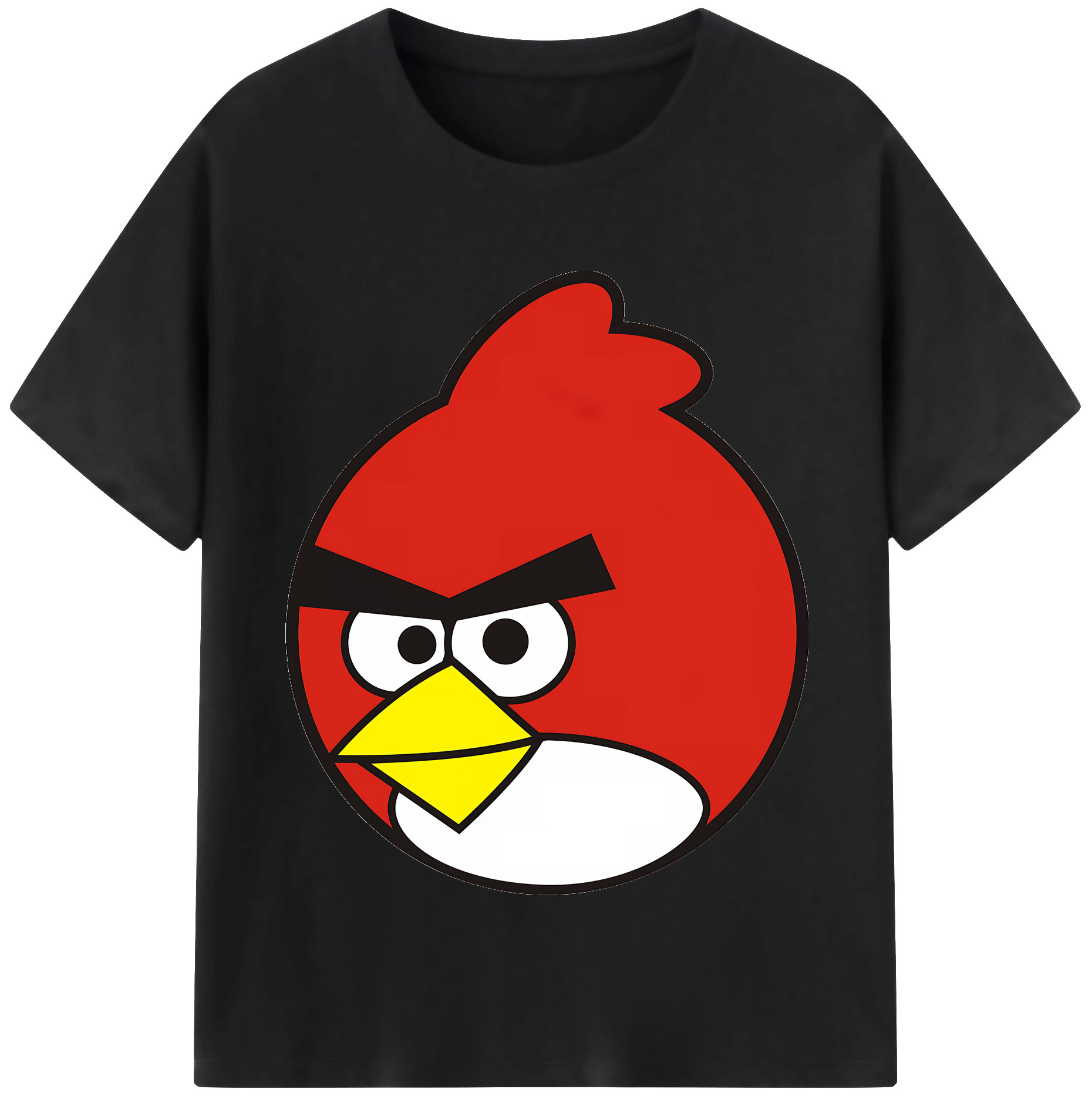（画像用） Angry Birds アングリーバード レディースカジュアルプリントTシャツ（綿100％）