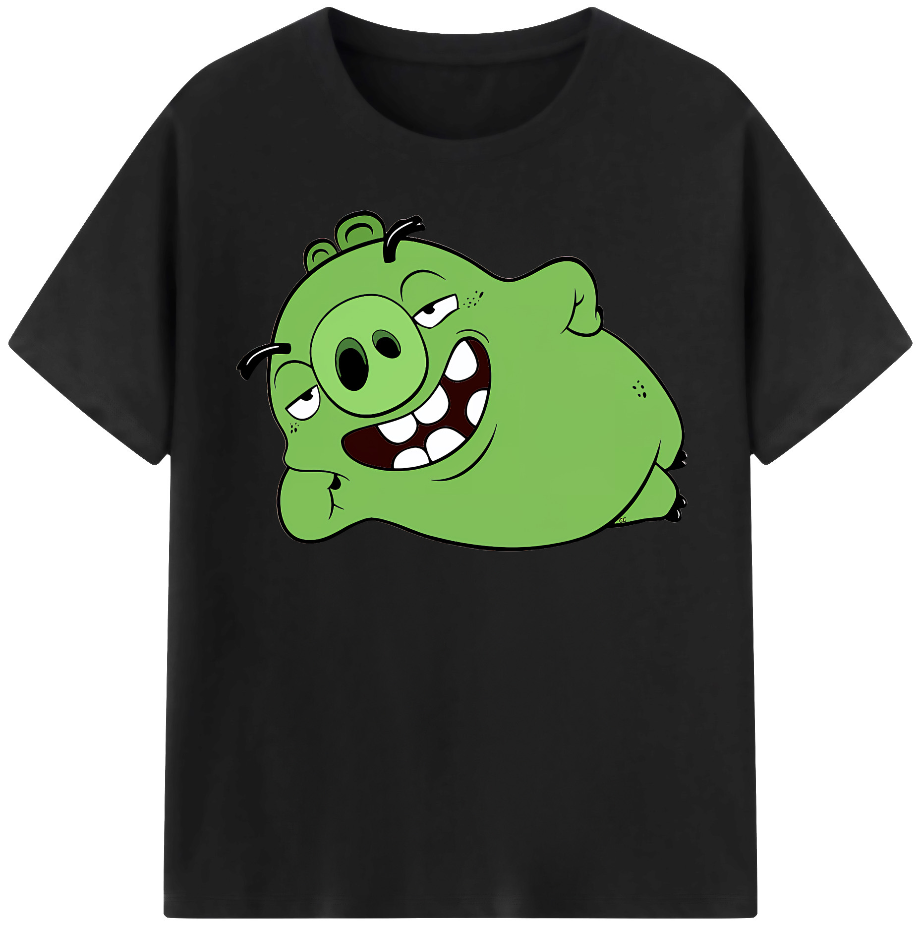 （画像用） Angry Birds アングリーバード レディースカジュアルプリントTシャツ（綿100％）