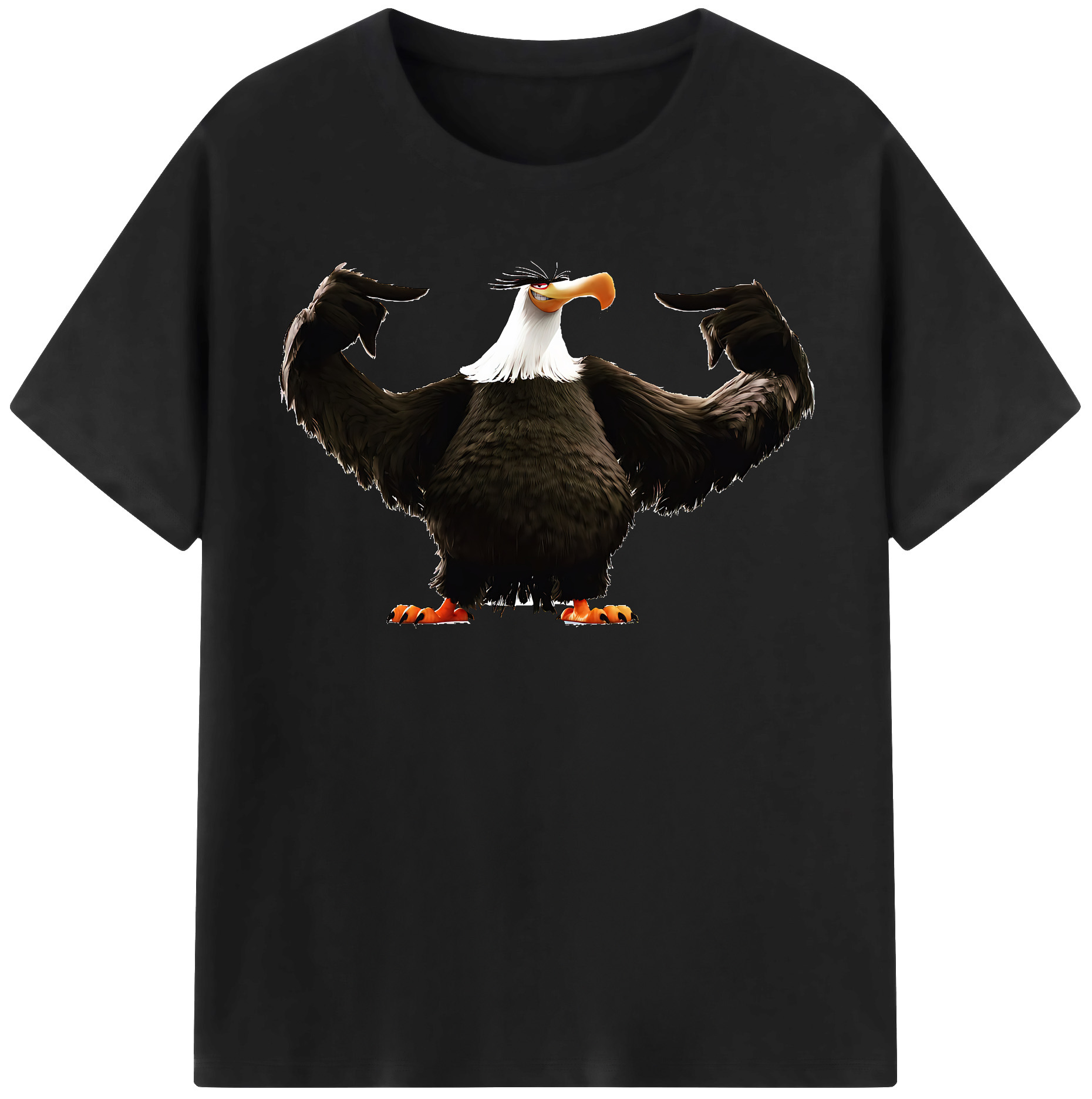 （画像用） Angry Birds アングリーバード レディースカジュアルプリントTシャツ（綿100％）
