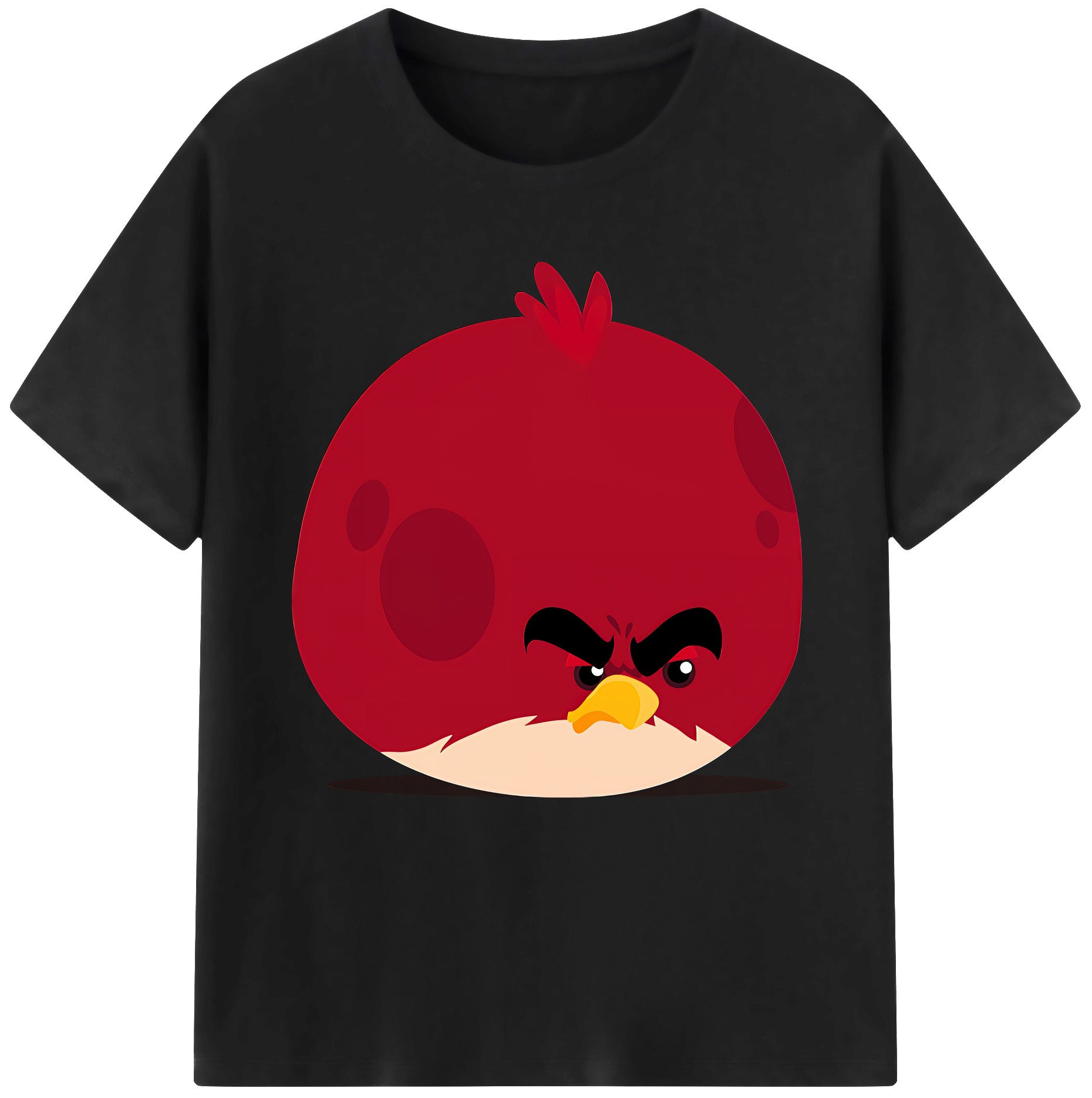 （画像用） Angry Birds アングリーバード レディースカジュアルプリントTシャツ（綿100％）