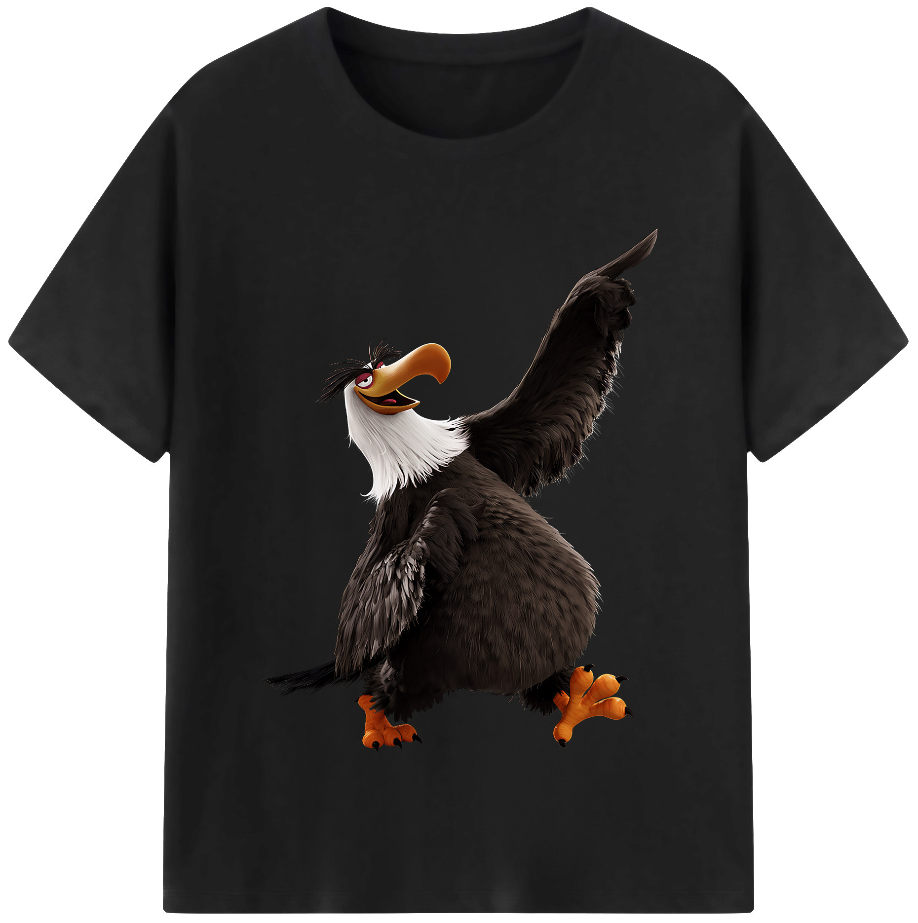 （画像用） Angry Birds アングリーバード レディースカジュアルプリントTシャツ（綿100％）