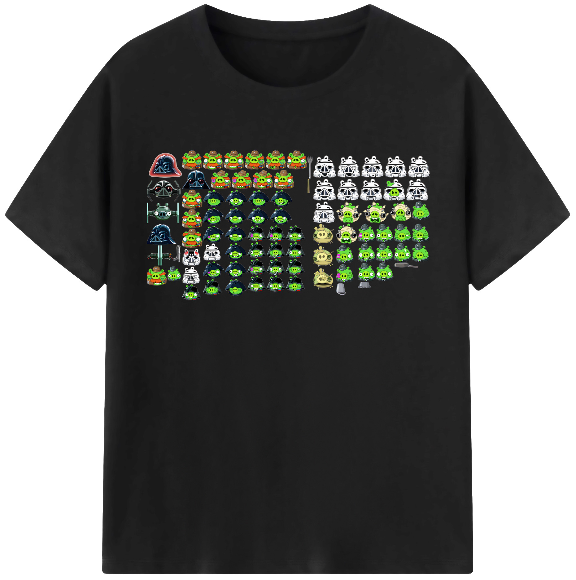 （画像用） Angry Birds アングリーバード レディースカジュアルプリントTシャツ（綿100％）