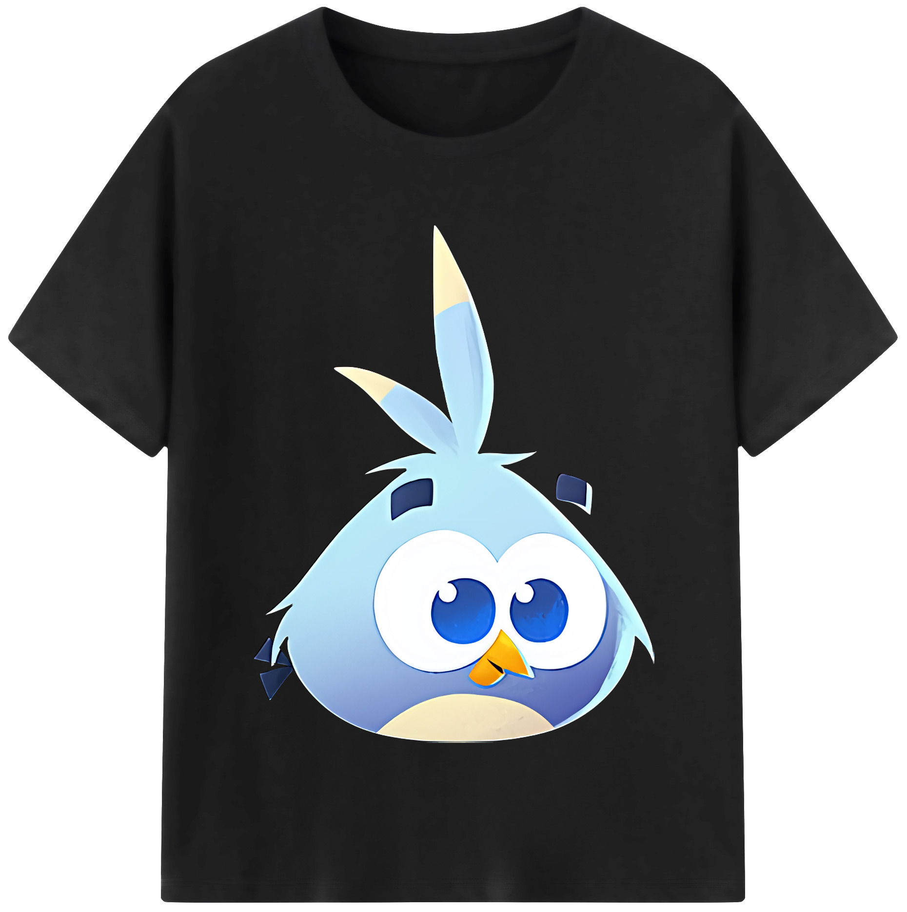 （画像用） Angry Birds アングリーバード レディースカジュアルプリントTシャツ（綿100％）