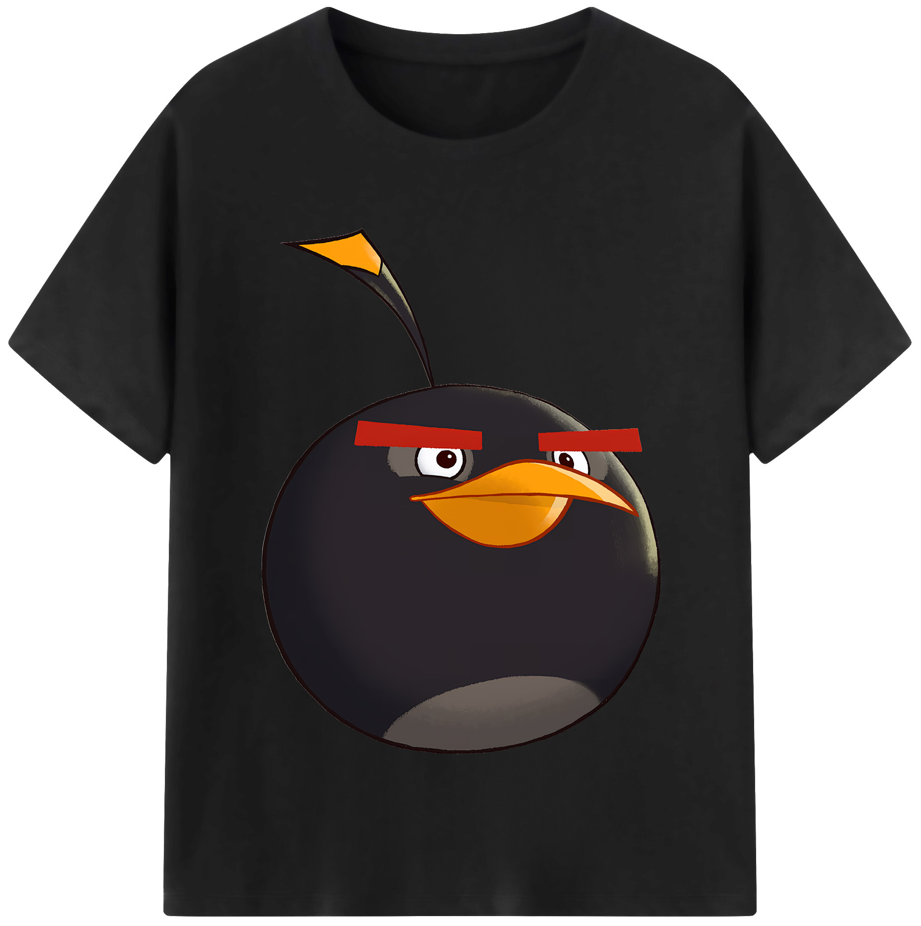 （画像用） Angry Birds アングリーバード レディースカジュアルプリントTシャツ（綿100％）