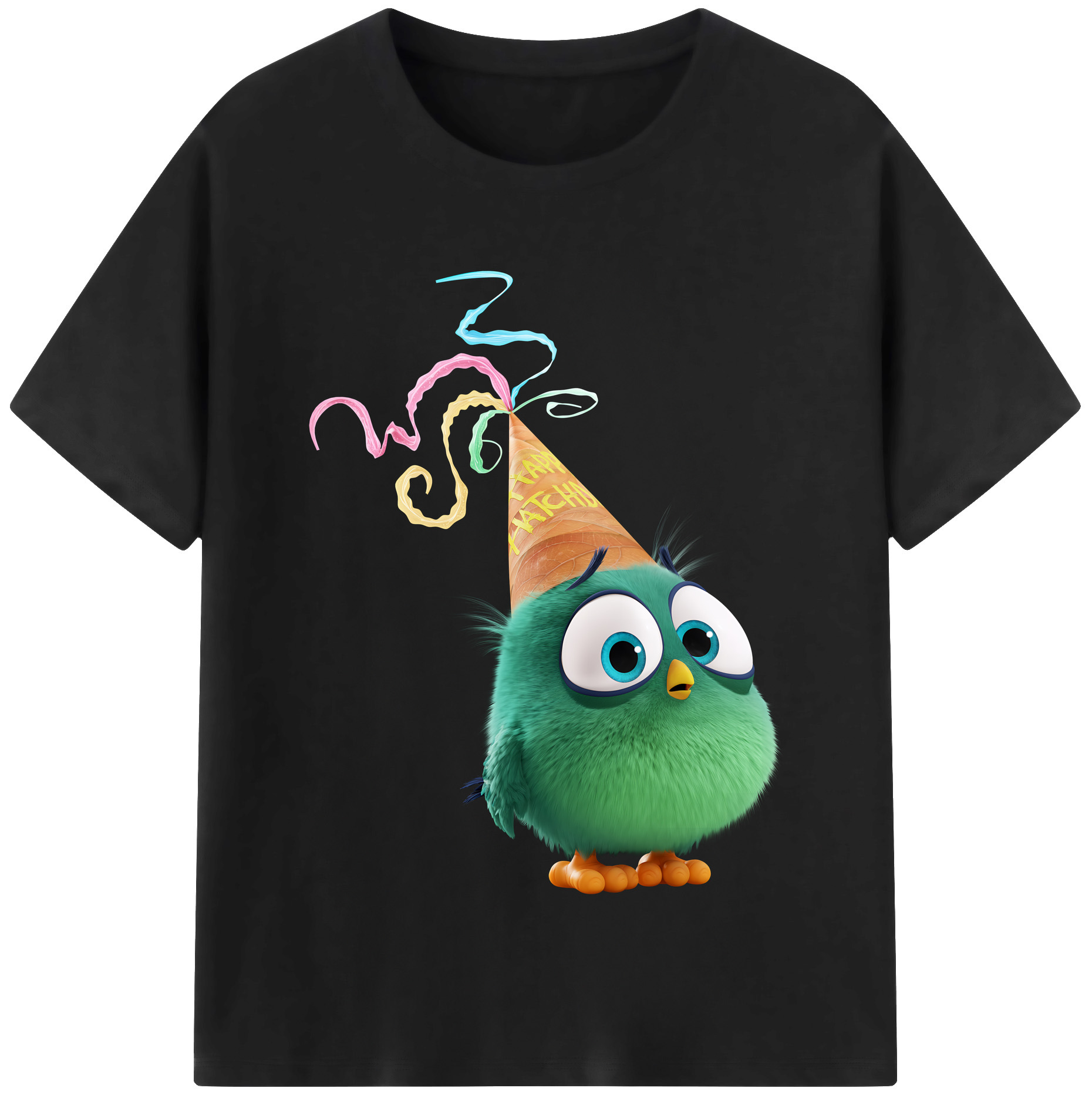 （画像用） Angry Birds アングリーバード レディースカジュアルプリントTシャツ（綿100％）