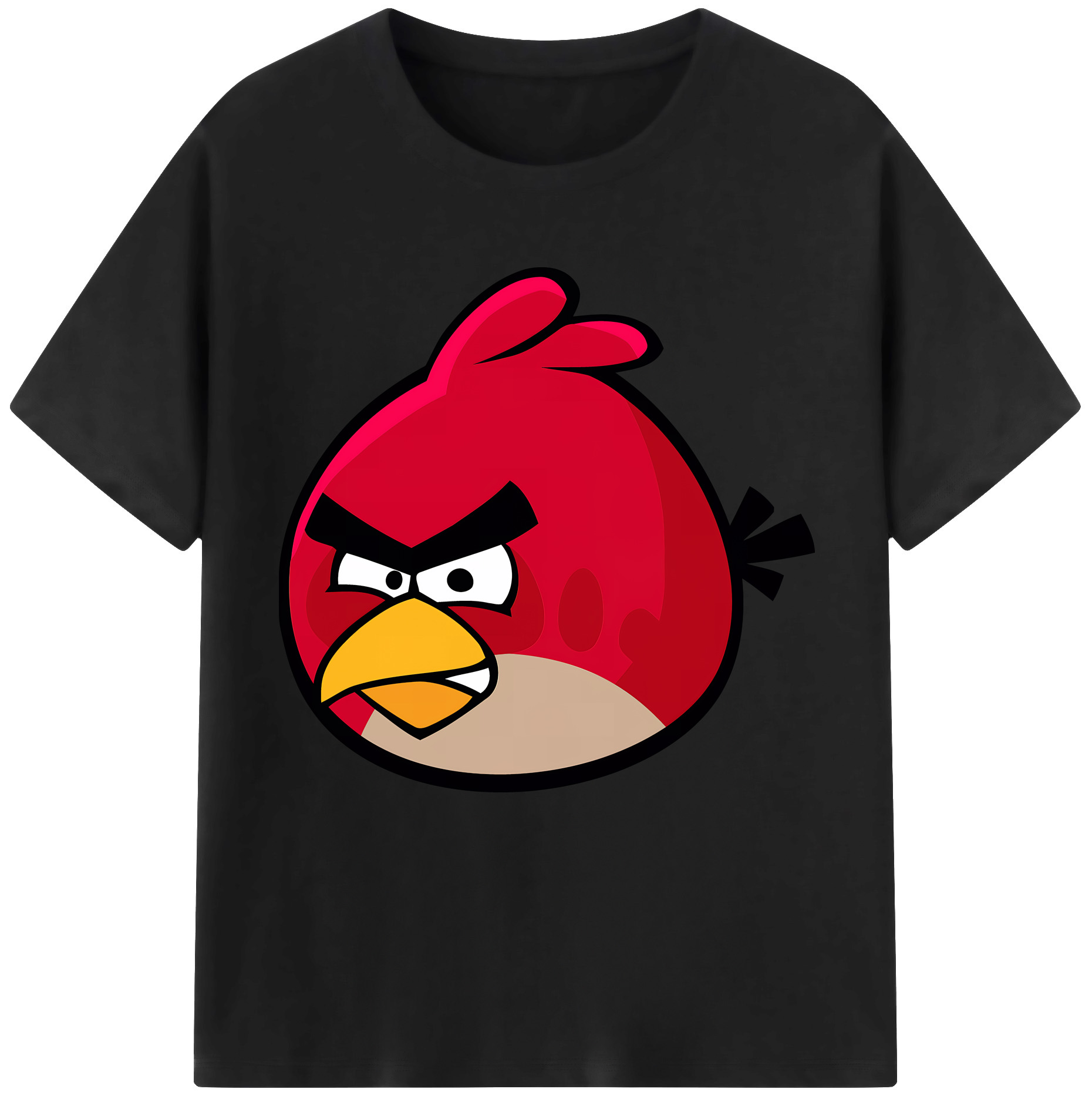（画像用） Angry Birds アングリーバード レディースカジュアルプリントTシャツ（綿100％）