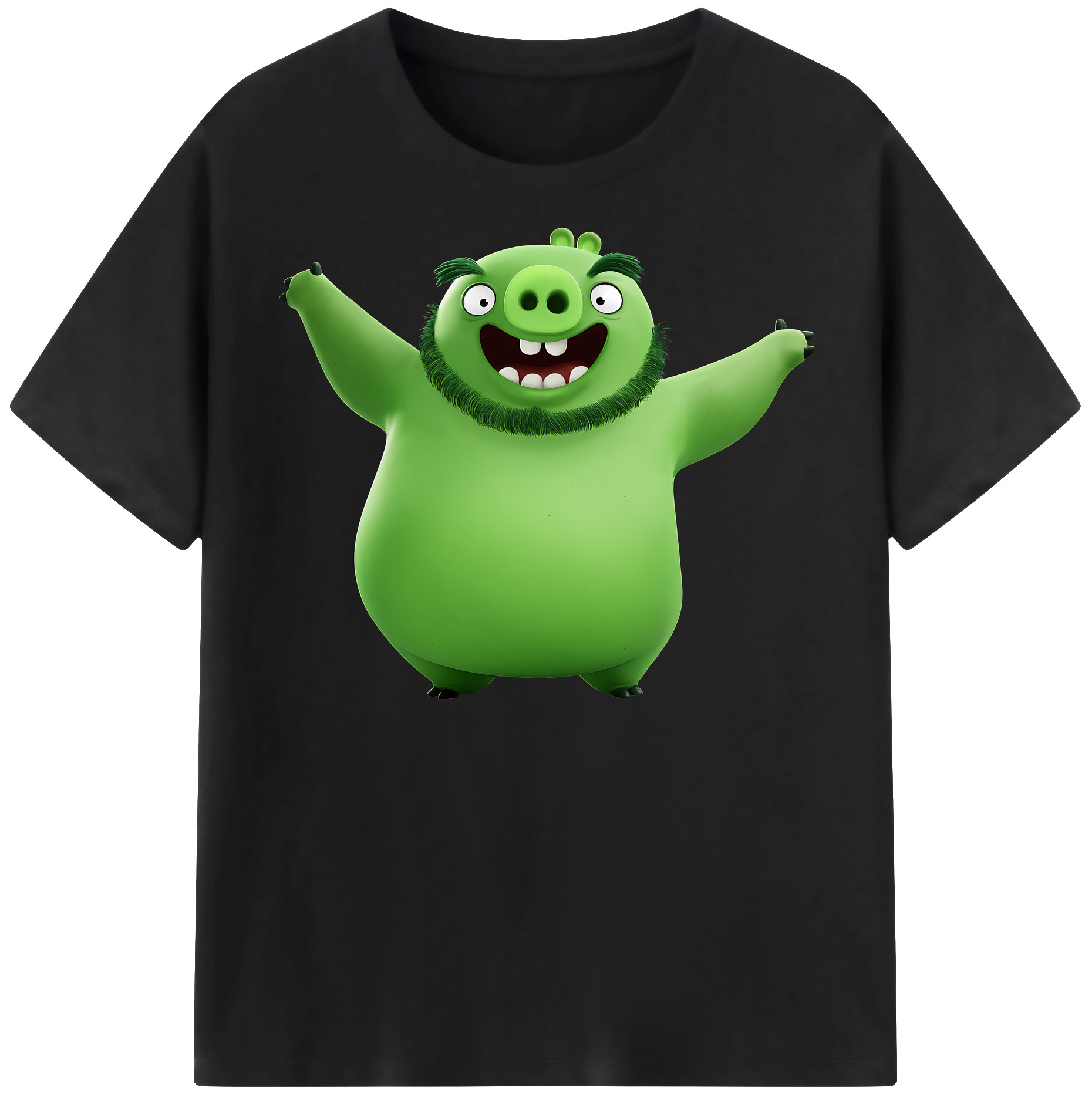 （画像用） Angry Birds アングリーバード レディースカジュアルプリントTシャツ（綿100％）