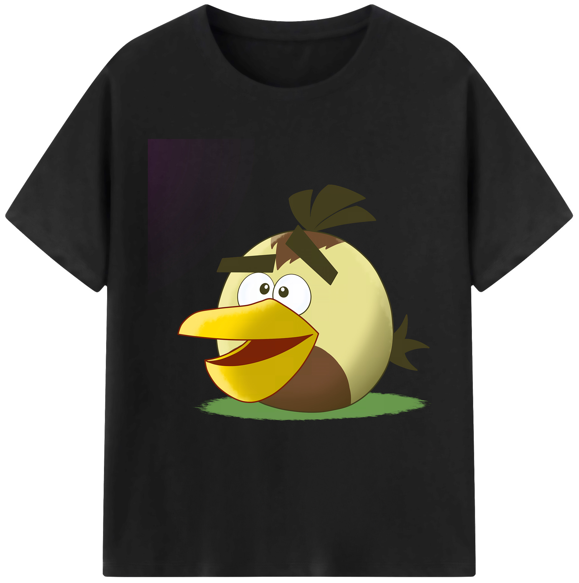 （画像用） Angry Birds アングリーバード レディースカジュアルプリントTシャツ（綿100％）