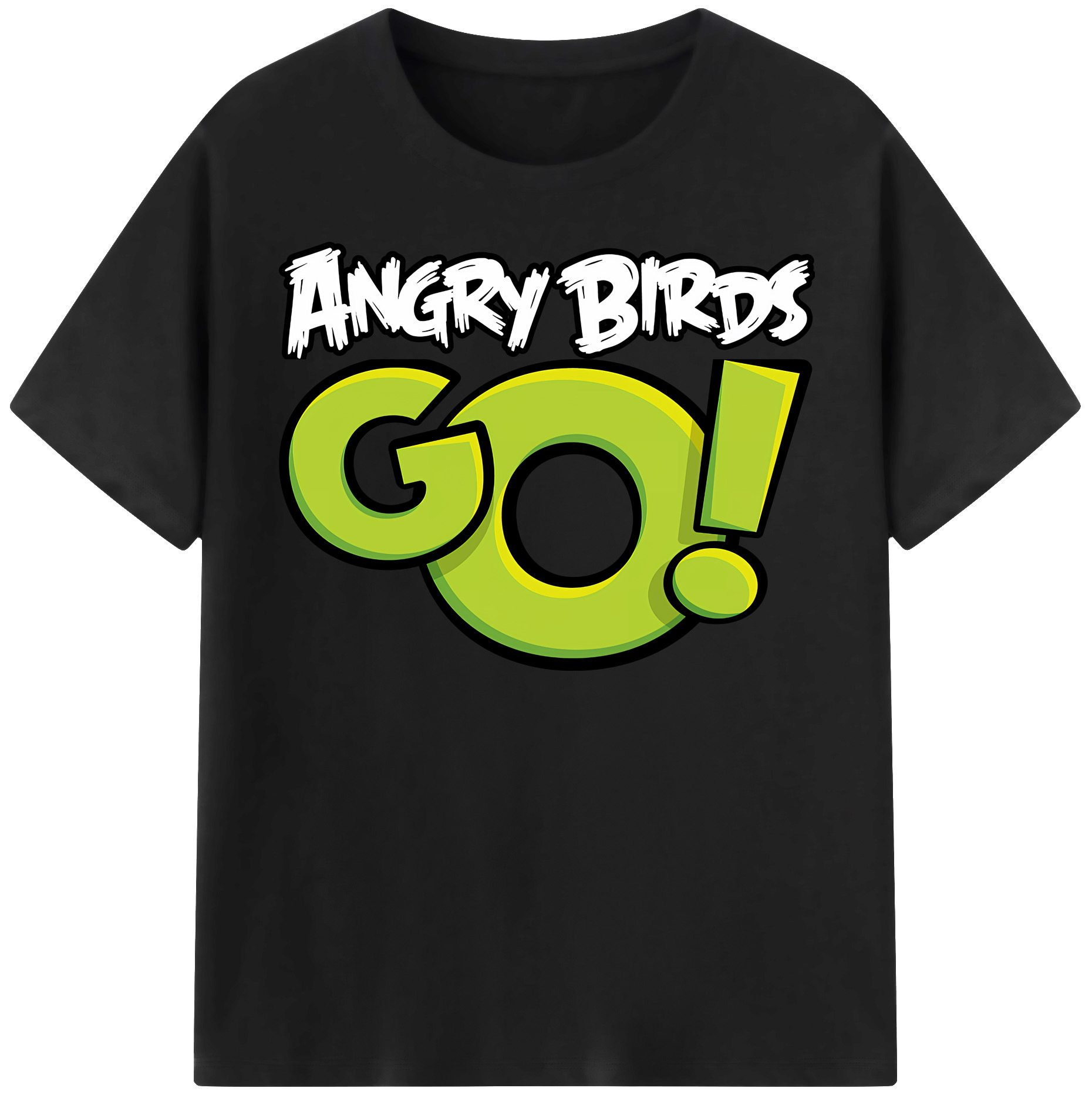 （画像用） Angry Birds アングリーバード レディースカジュアルプリントTシャツ（綿100％）