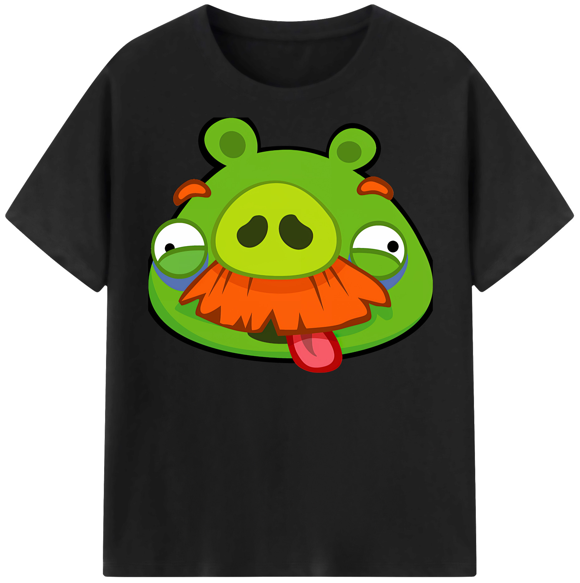（画像用） Angry Birds アングリーバード レディースカジュアルプリントTシャツ（綿100％）