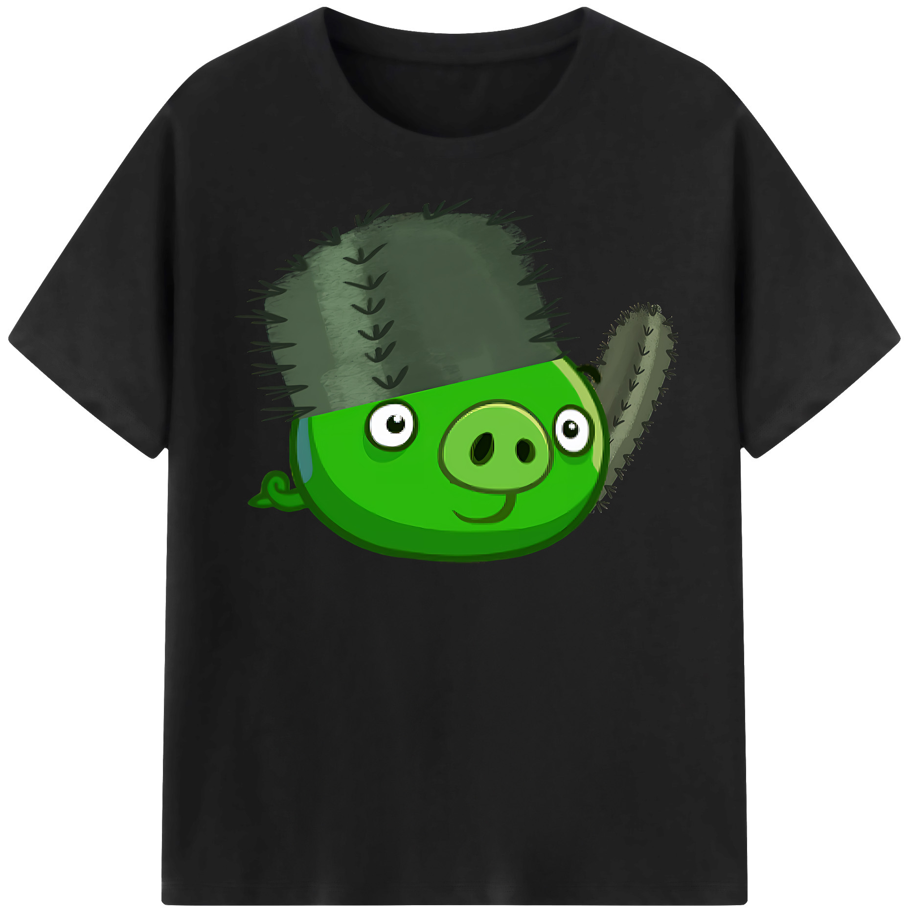 （画像用） Angry Birds アングリーバード レディースカジュアルプリントTシャツ（綿100％）