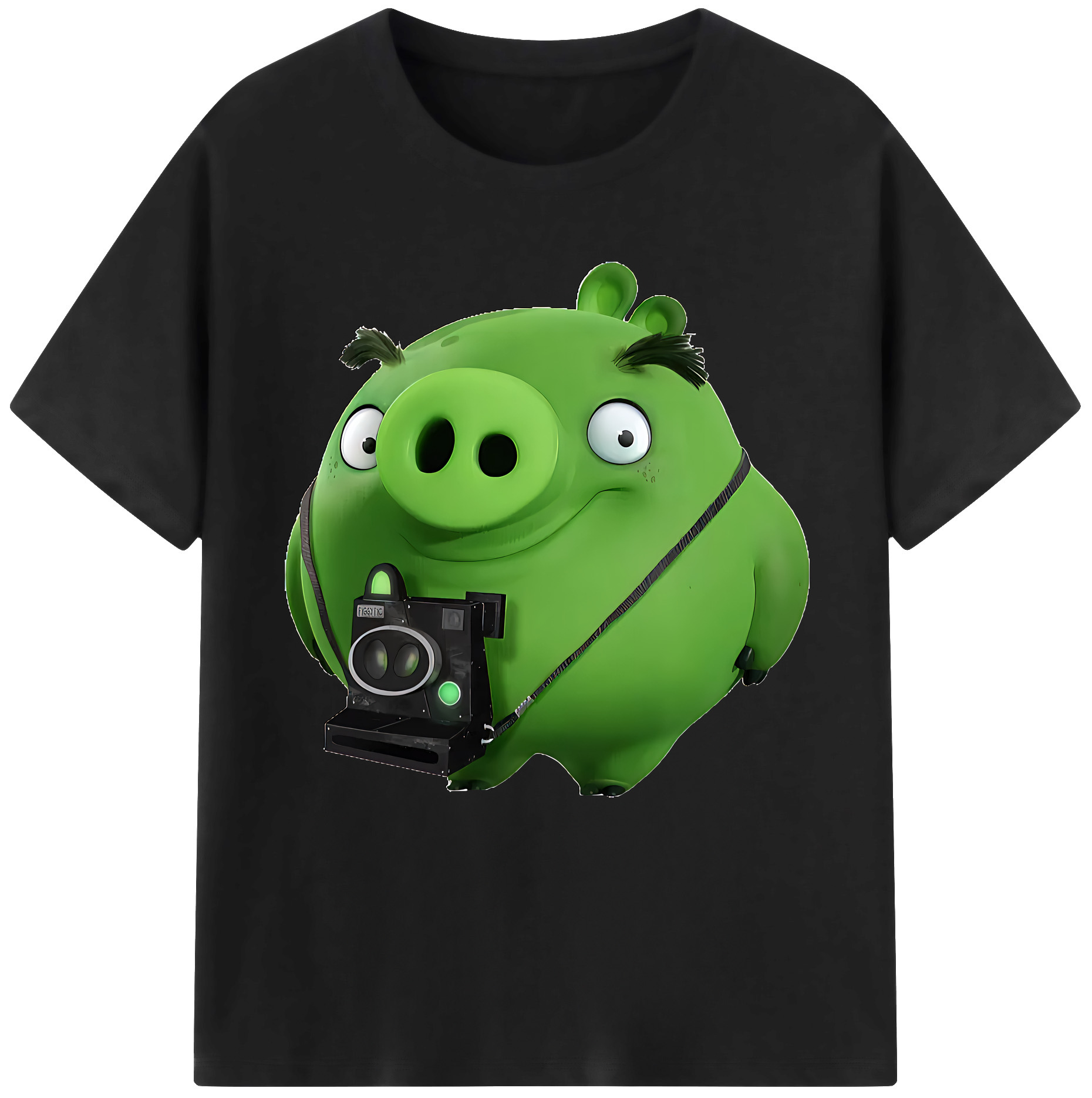 （画像用） Angry Birds アングリーバード レディースカジュアルプリントTシャツ（綿100％）