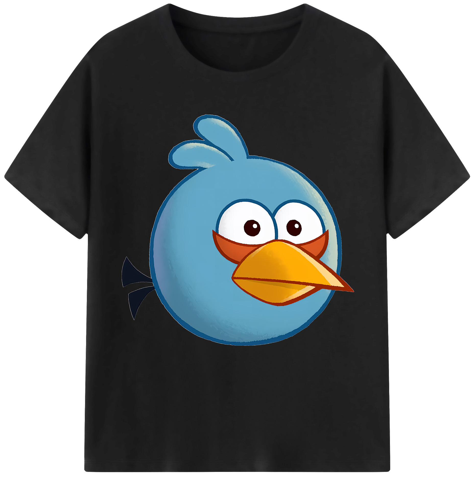 （画像用） Angry Birds アングリーバード レディースカジュアルプリントTシャツ（綿100％）