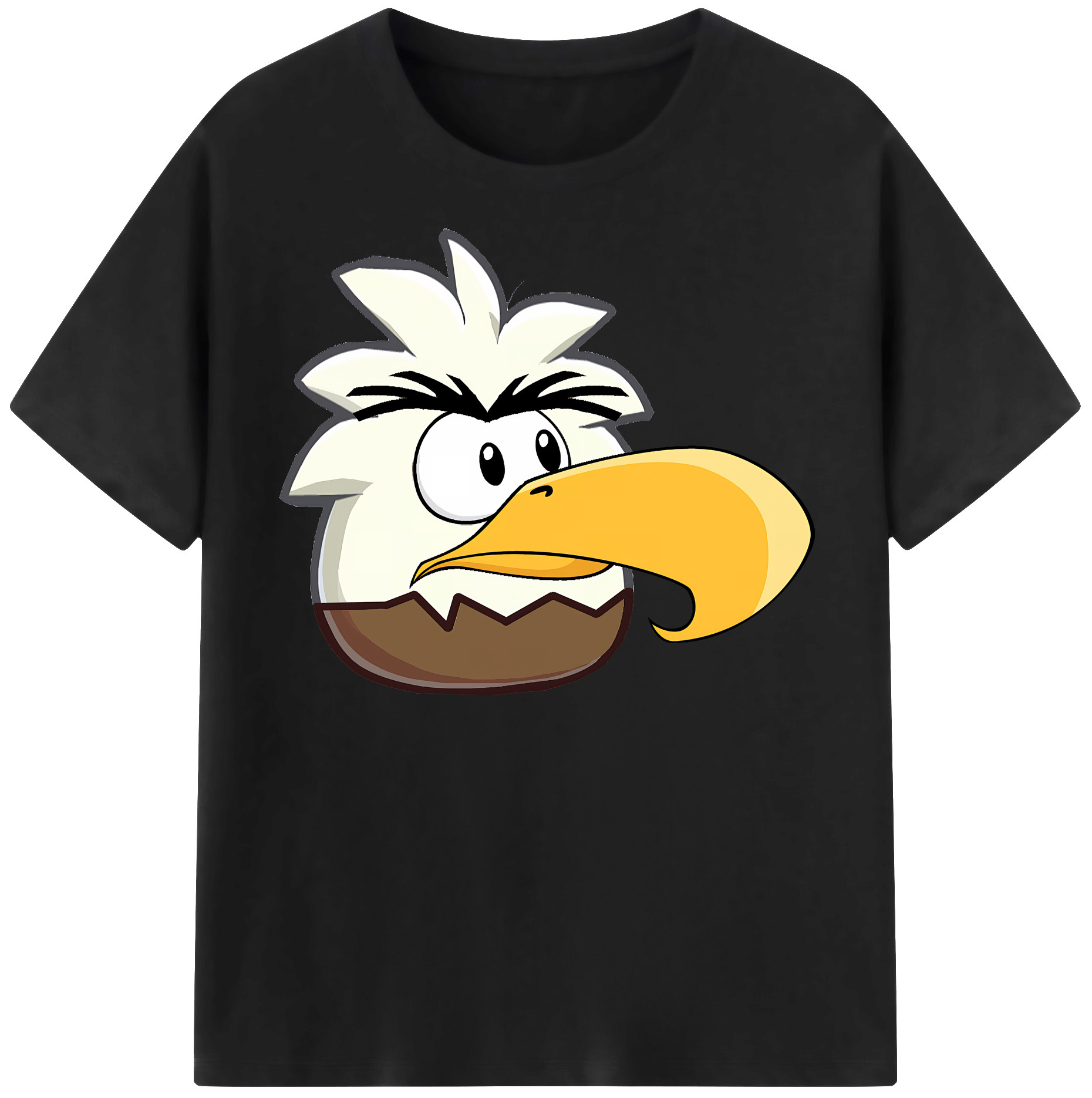 （画像用） Angry Birds アングリーバード レディースカジュアルプリントTシャツ（綿100％）