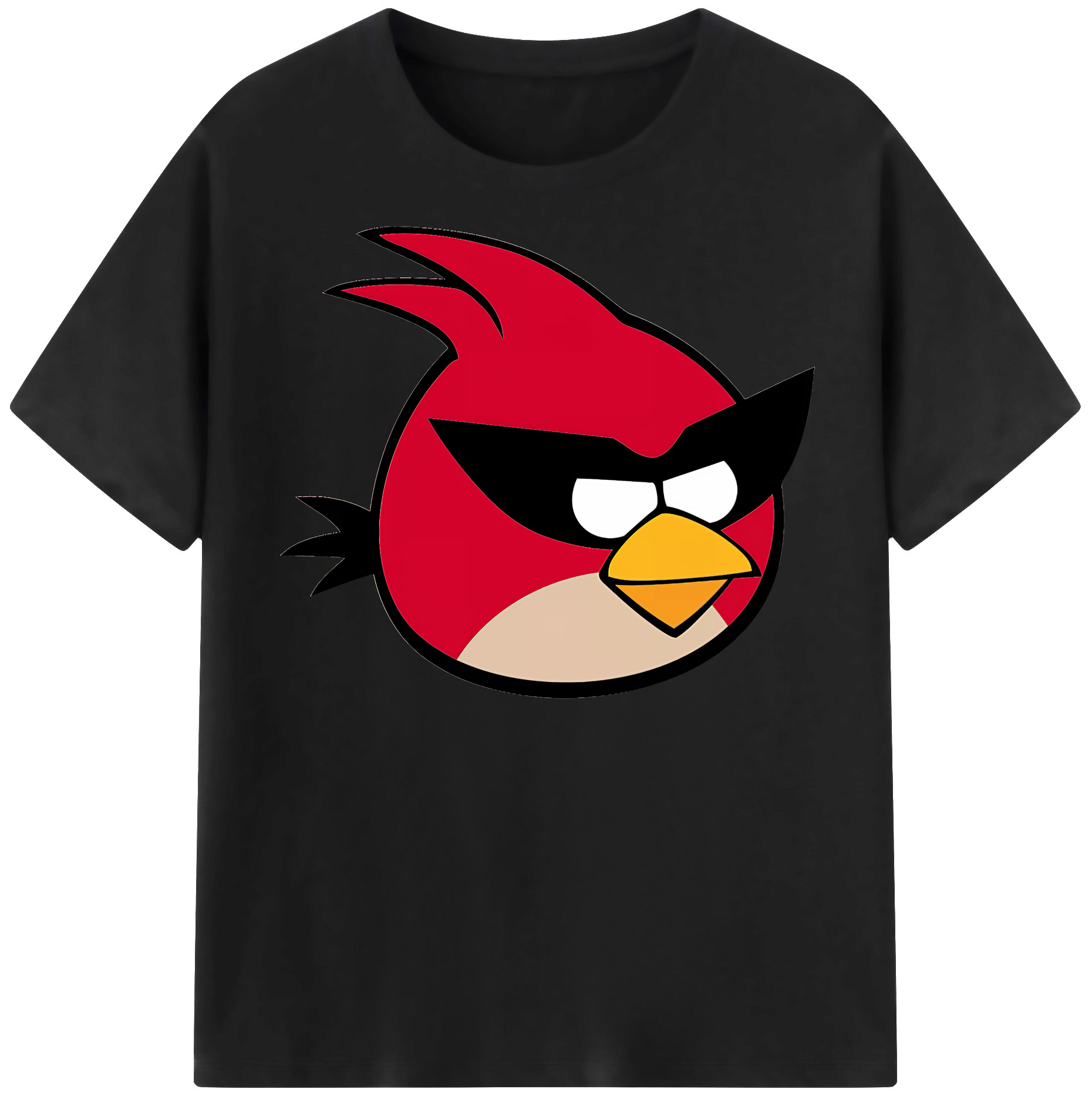 （画像用） Angry Birds アングリーバード レディースカジュアルプリントTシャツ（綿100％）