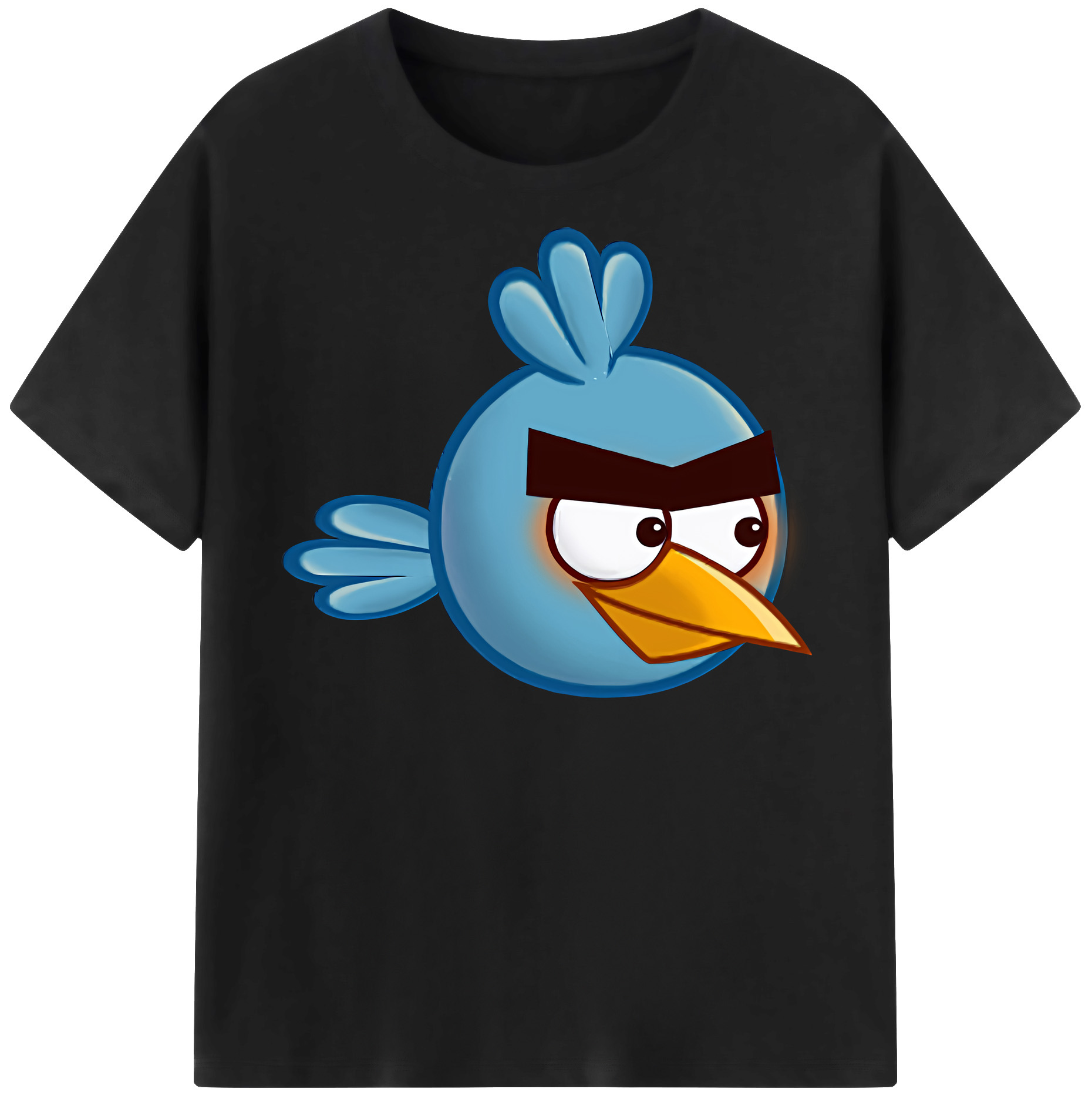 （画像用） Angry Birds アングリーバード レディースカジュアルプリントTシャツ（綿100％）