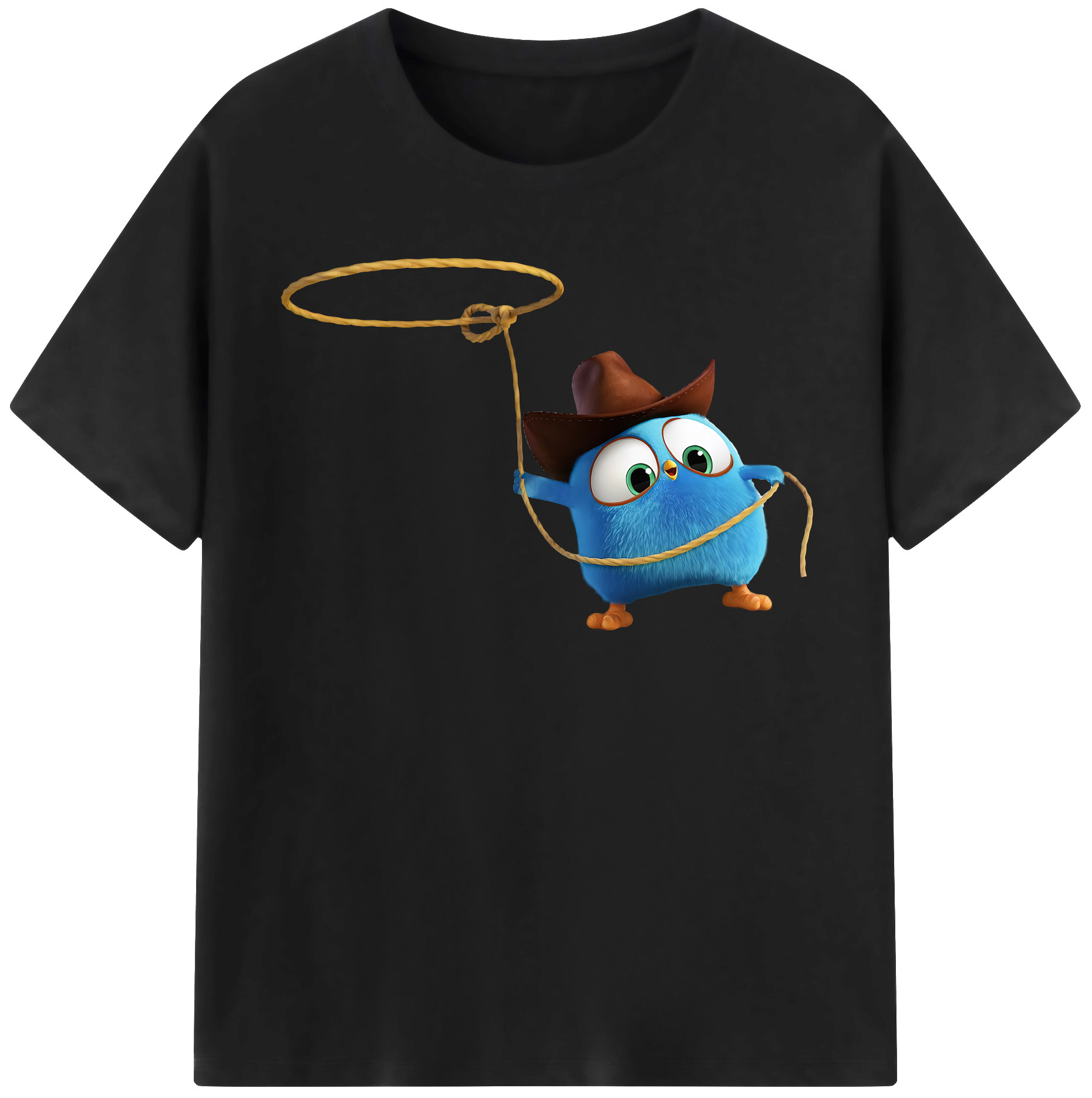 （画像用） Angry Birds アングリーバード レディースカジュアルプリントTシャツ（綿100％）