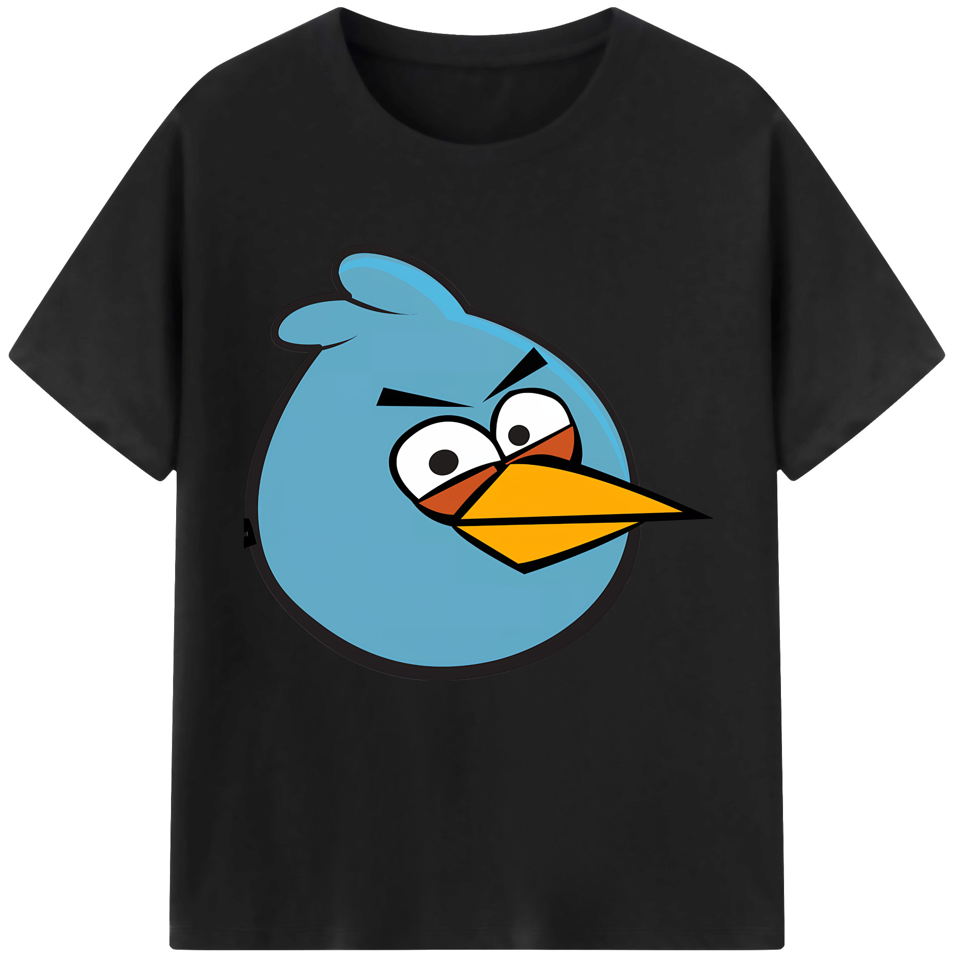 （画像用） Angry Birds アングリーバード レディースカジュアルプリントTシャツ（綿100％）
