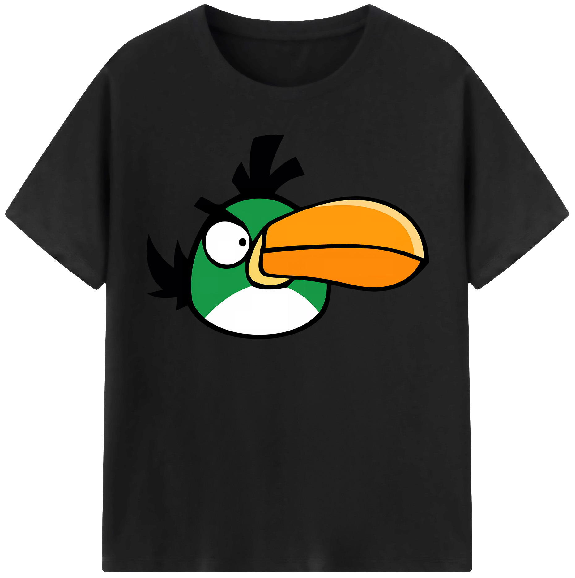 （画像用） Angry Birds アングリーバード レディースカジュアルプリントTシャツ（綿100％）