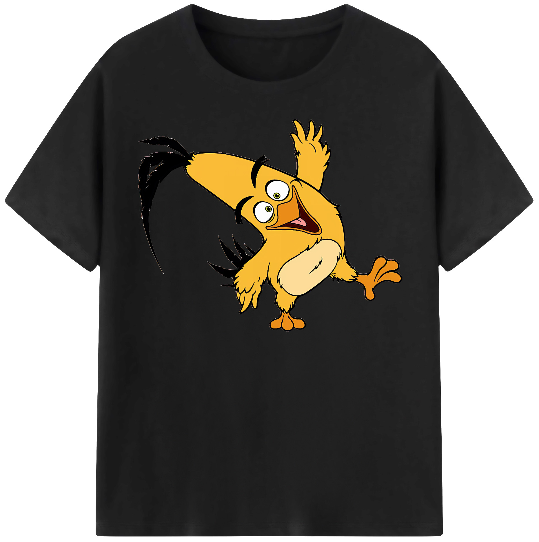 （画像用） Angry Birds アングリーバード レディースカジュアルプリントTシャツ（綿100％）