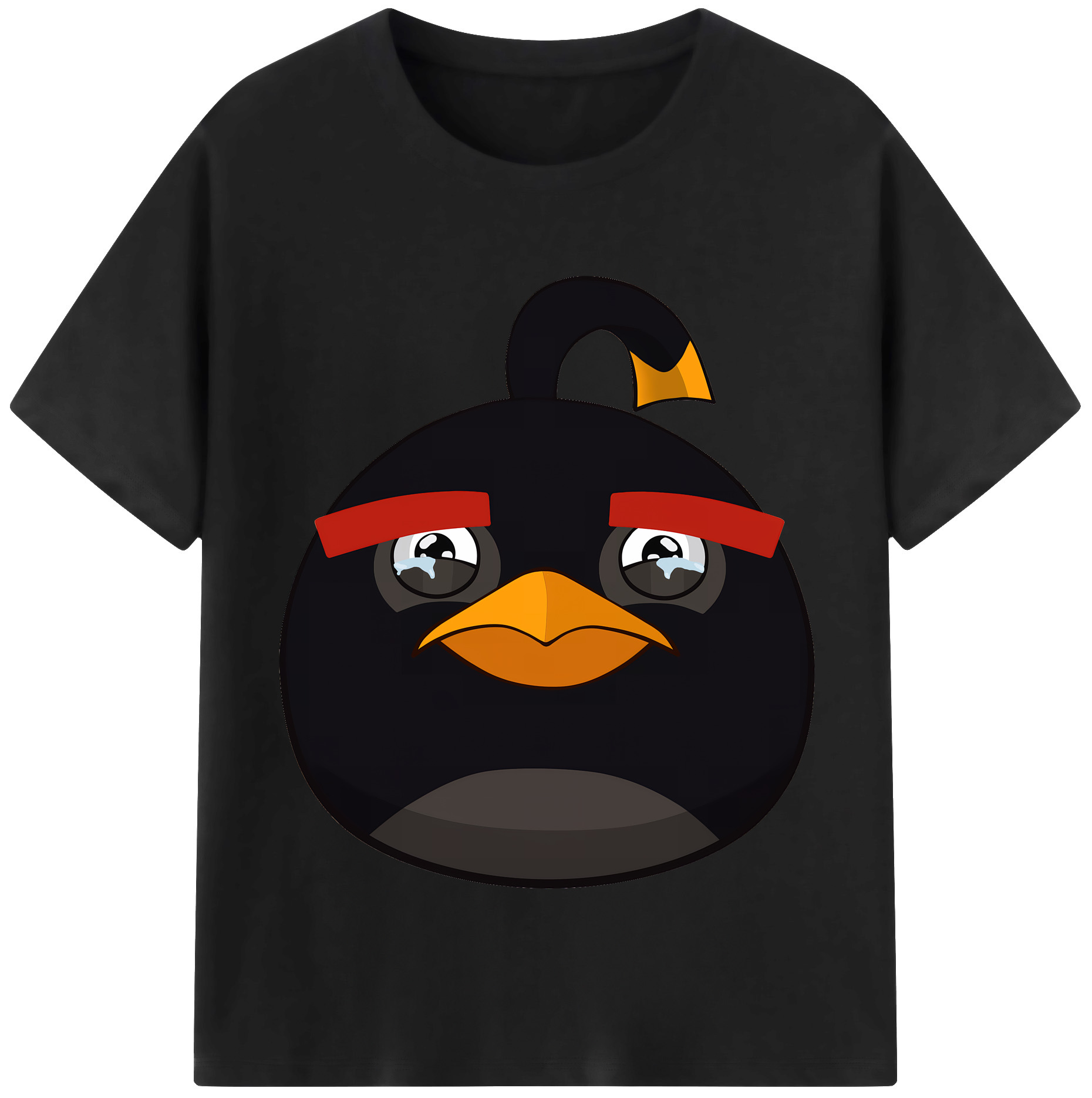 （画像用） Angry Birds アングリーバード レディースカジュアルプリントTシャツ（綿100％）